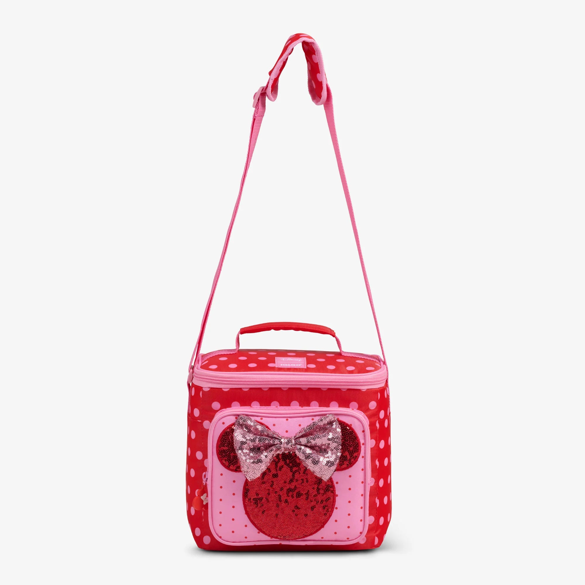 Igloo Portable Cooler Collectible Gift for Fans Cooler Disney Minnie Mouse Polka Dots Square Lunch Cooler Bag - Image 4