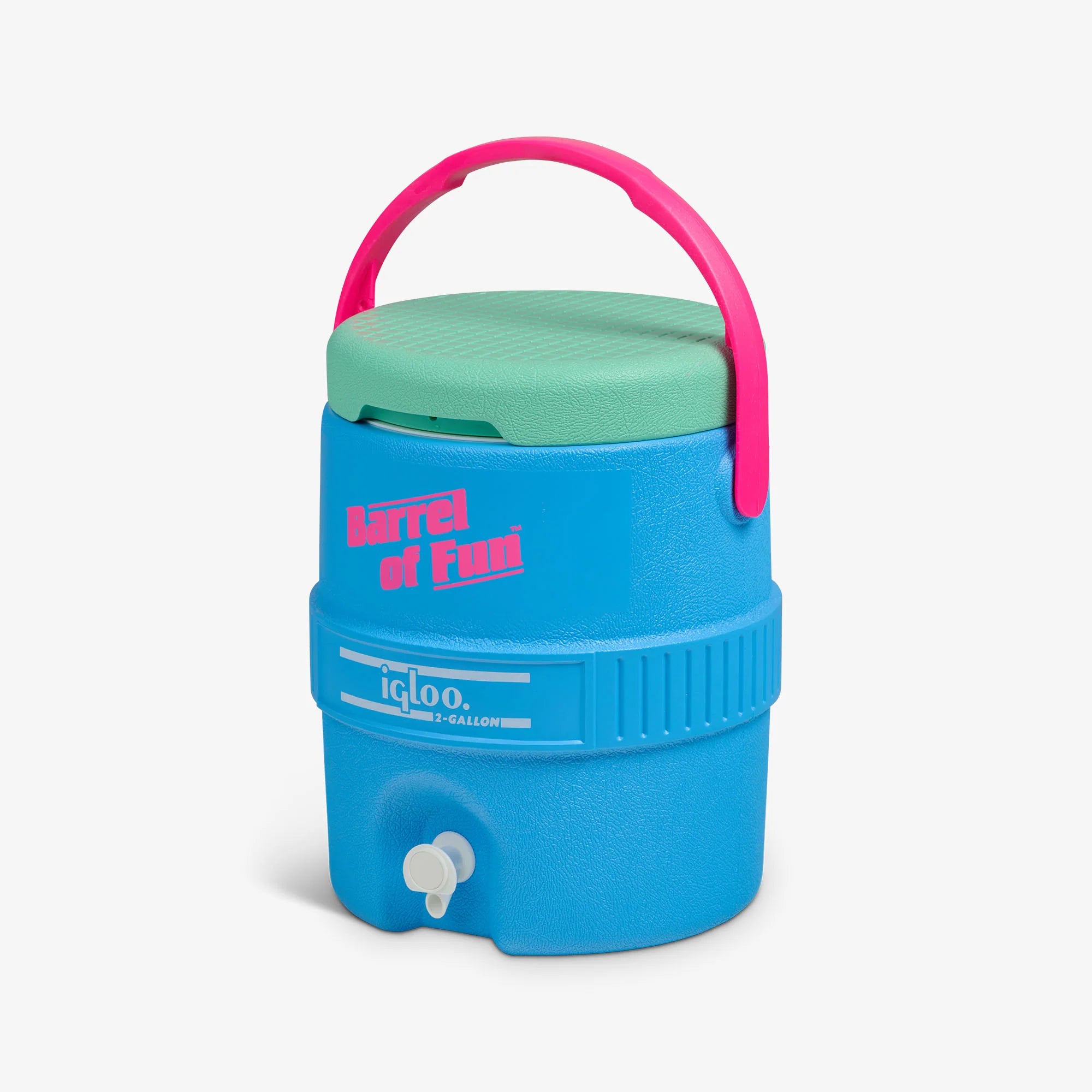 Igloo Insulated Cooler Durable Cooler Retro Barrel of Fun 2 Gallon Jug - Image 20
