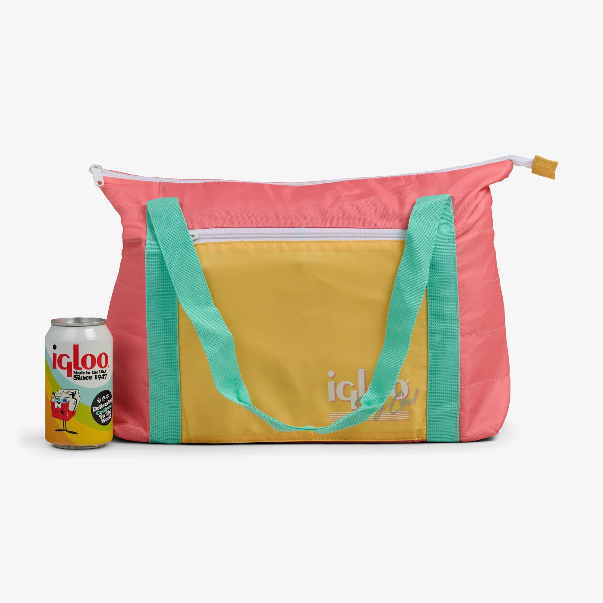 Igloo Insulated Cooler Durable Cooler Retro Packable Puffer 20-Can Cooler Bag - Image 22
