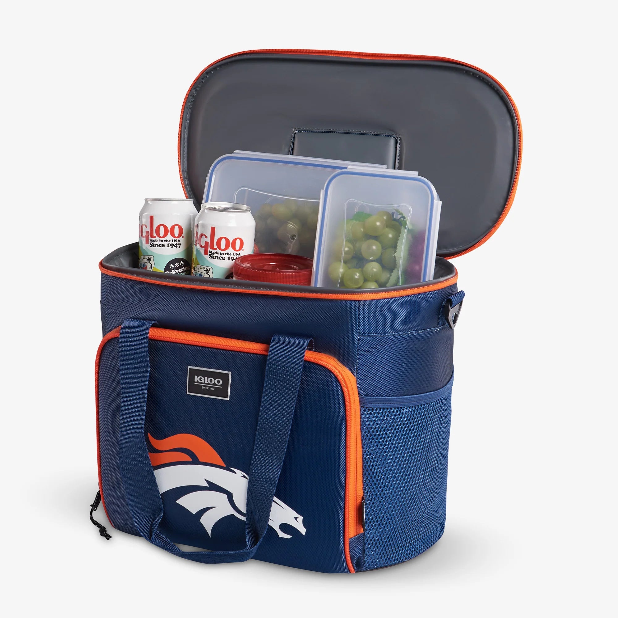 Igloo Insulated Cooler Durable Cooler Denver Broncos Tailgate Tote - Image 3