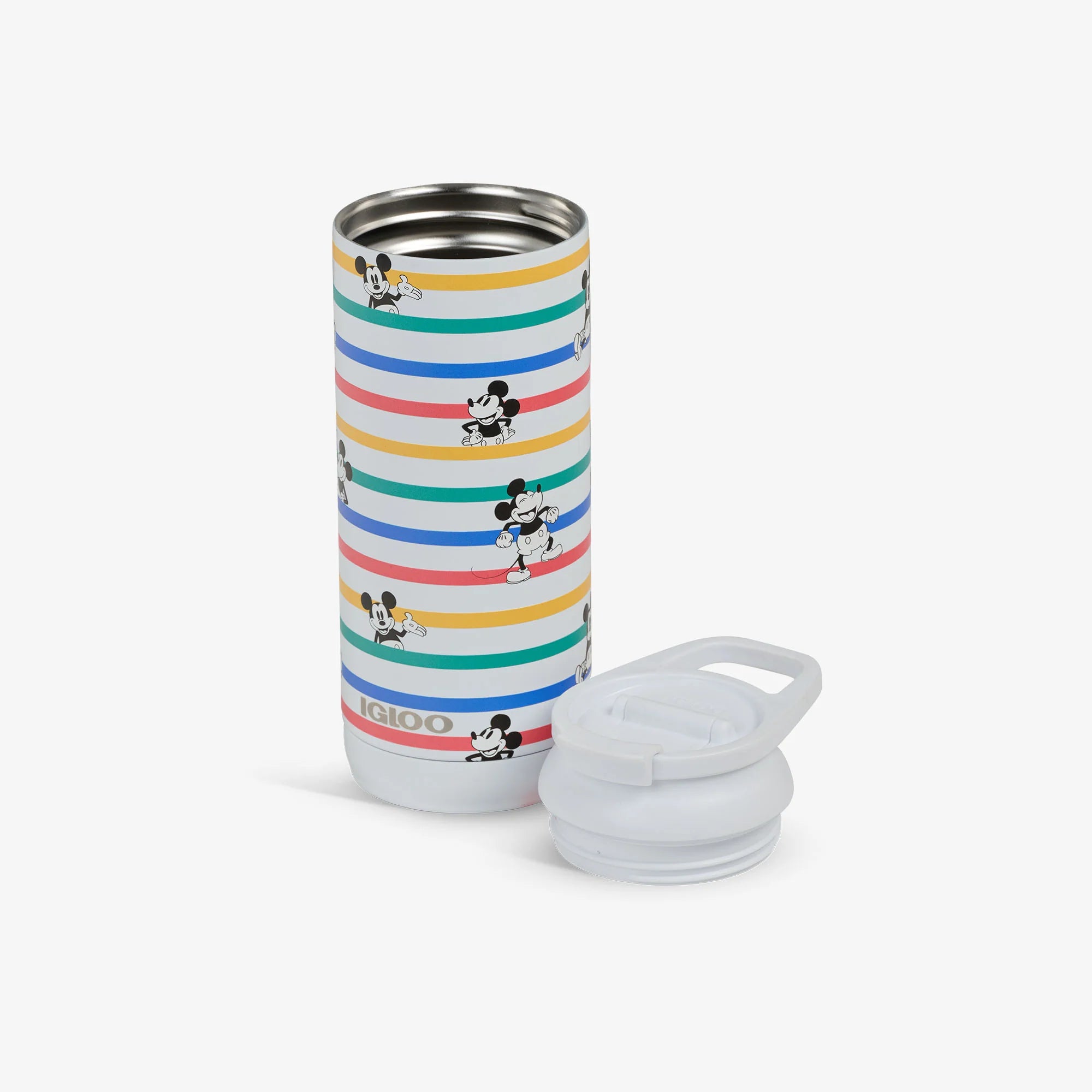 Igloo Travel Collectible Gift for Fans Cooler Disney Mickey Mouse Stripe 16 Oz Flip Flip'n'Sip Sip Tumbler - Image 3