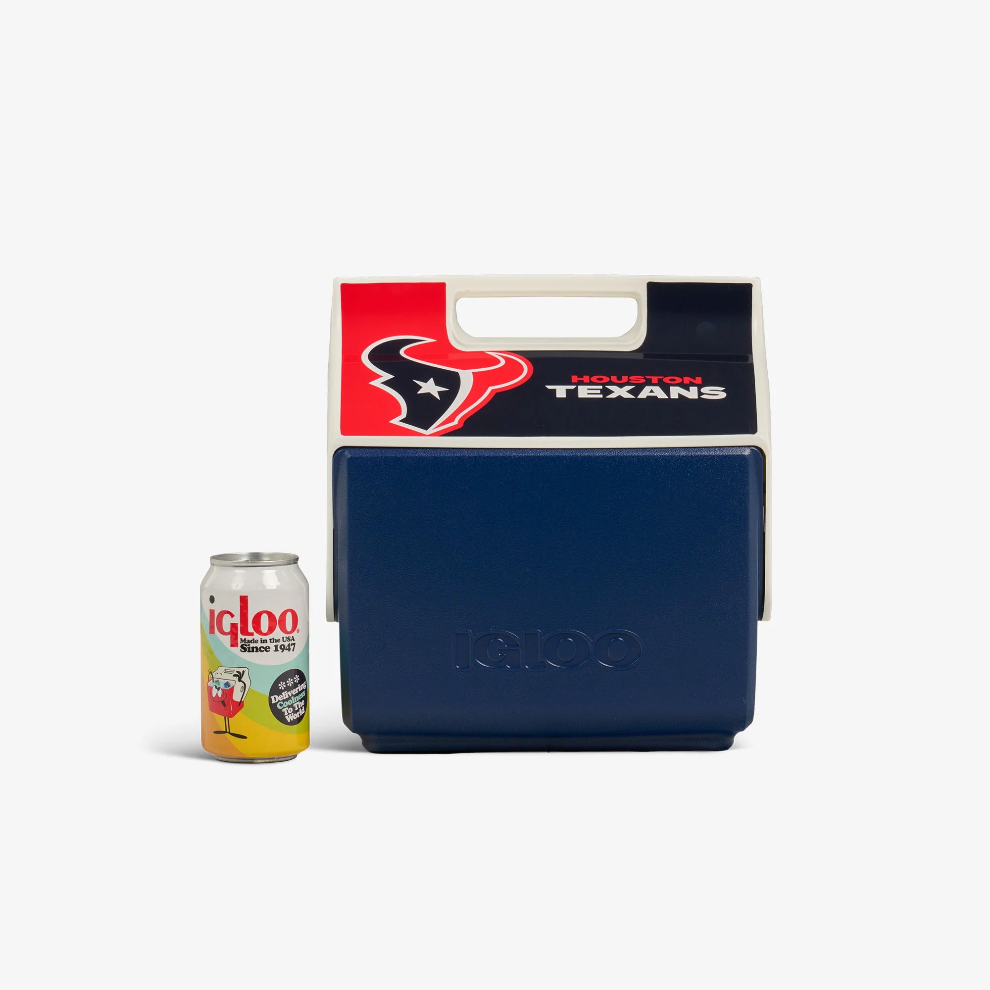 Igloo Personal Cooler Insulated Cooler Durable Cooler Houston Texans Little Playmate 7 Qt Cooler - Image 5