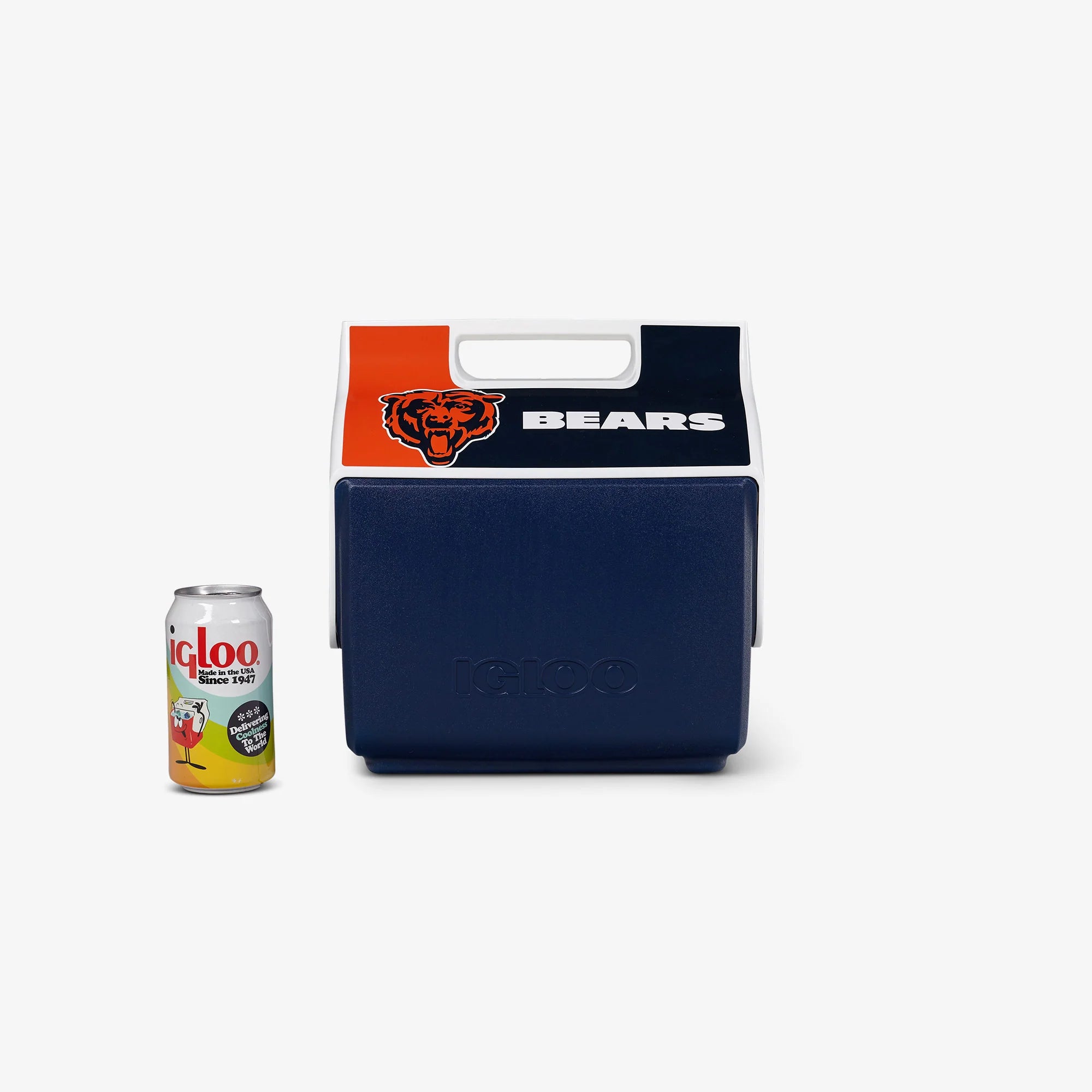 Igloo Personal Cooler Insulated Cooler Durable Cooler Chicago Bears Little Playmate 7 Qt Cooler - Image 5