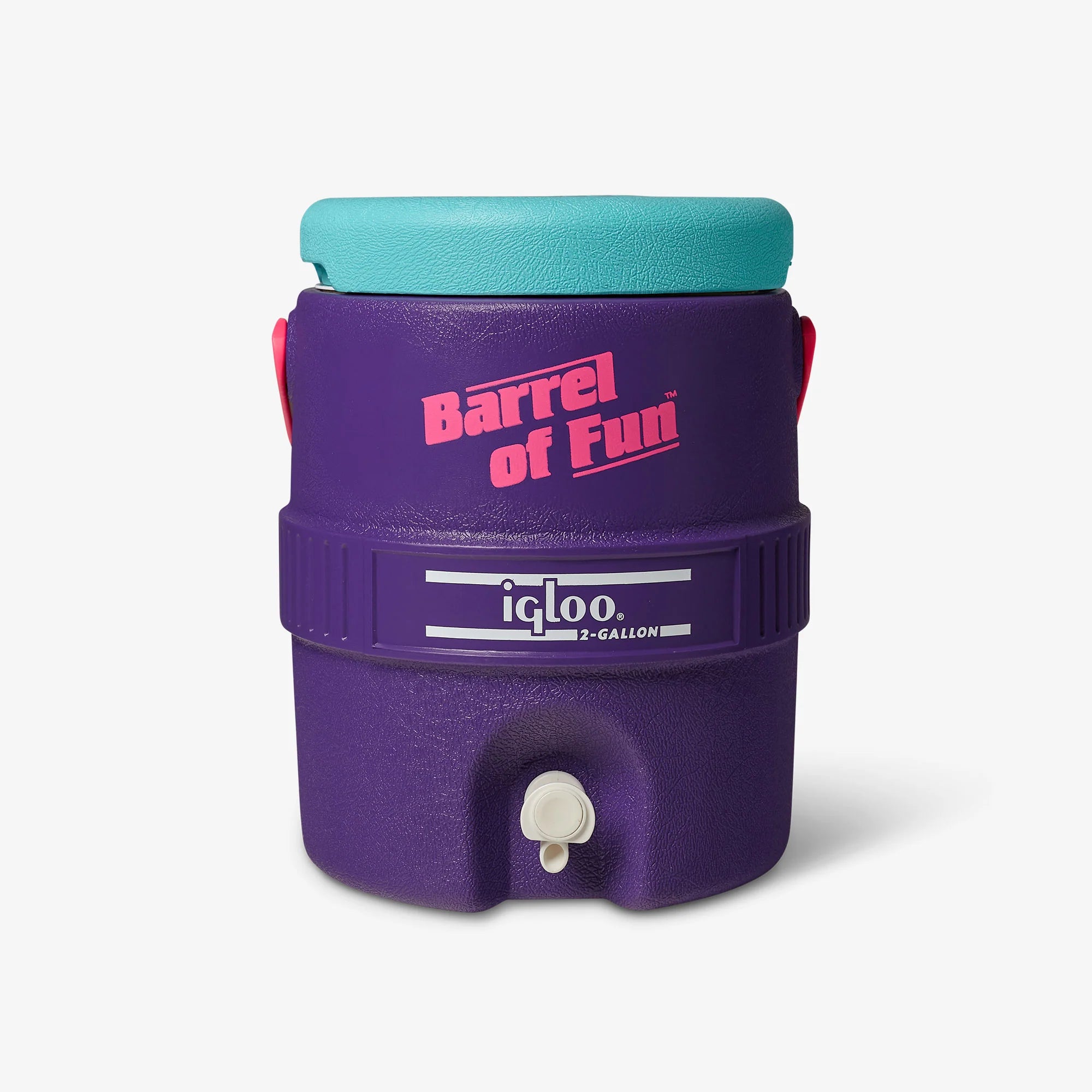 Igloo Insulated Cooler Durable Cooler Retro Barrel of Fun 2 Gallon Jug - Image 25