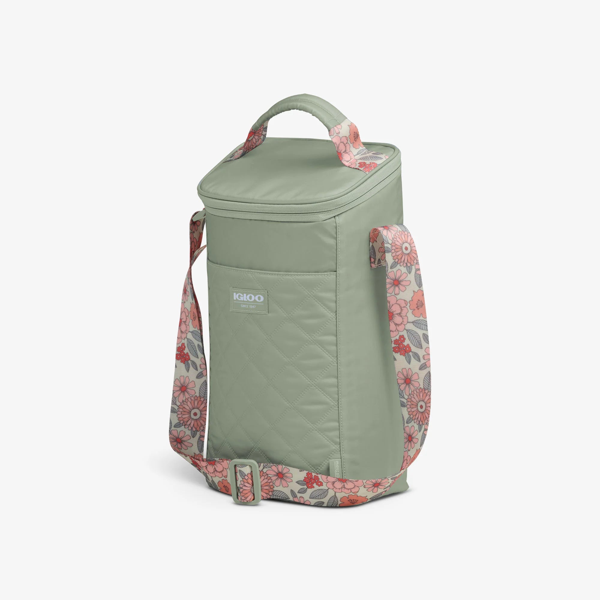 Igloo Insulated Cooler Durable Cooler Floral MaxCold? DUO Vertical Crossbody?Cooler Bag - Image 2