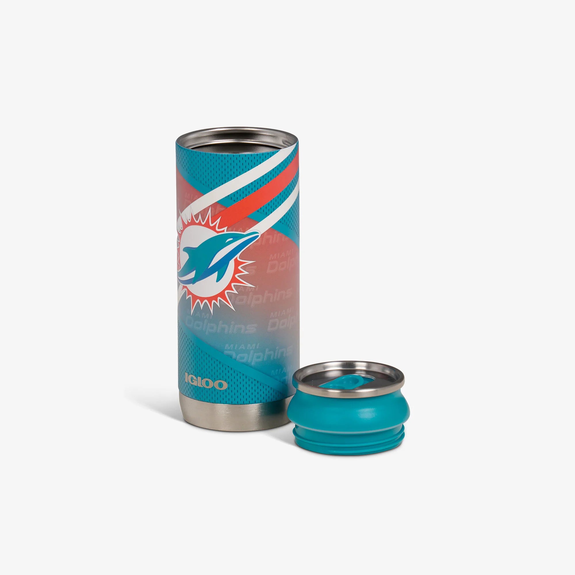 Igloo Insulated Cooler Durable Cooler Miami Dolphins 16 Oz Can - Image 4