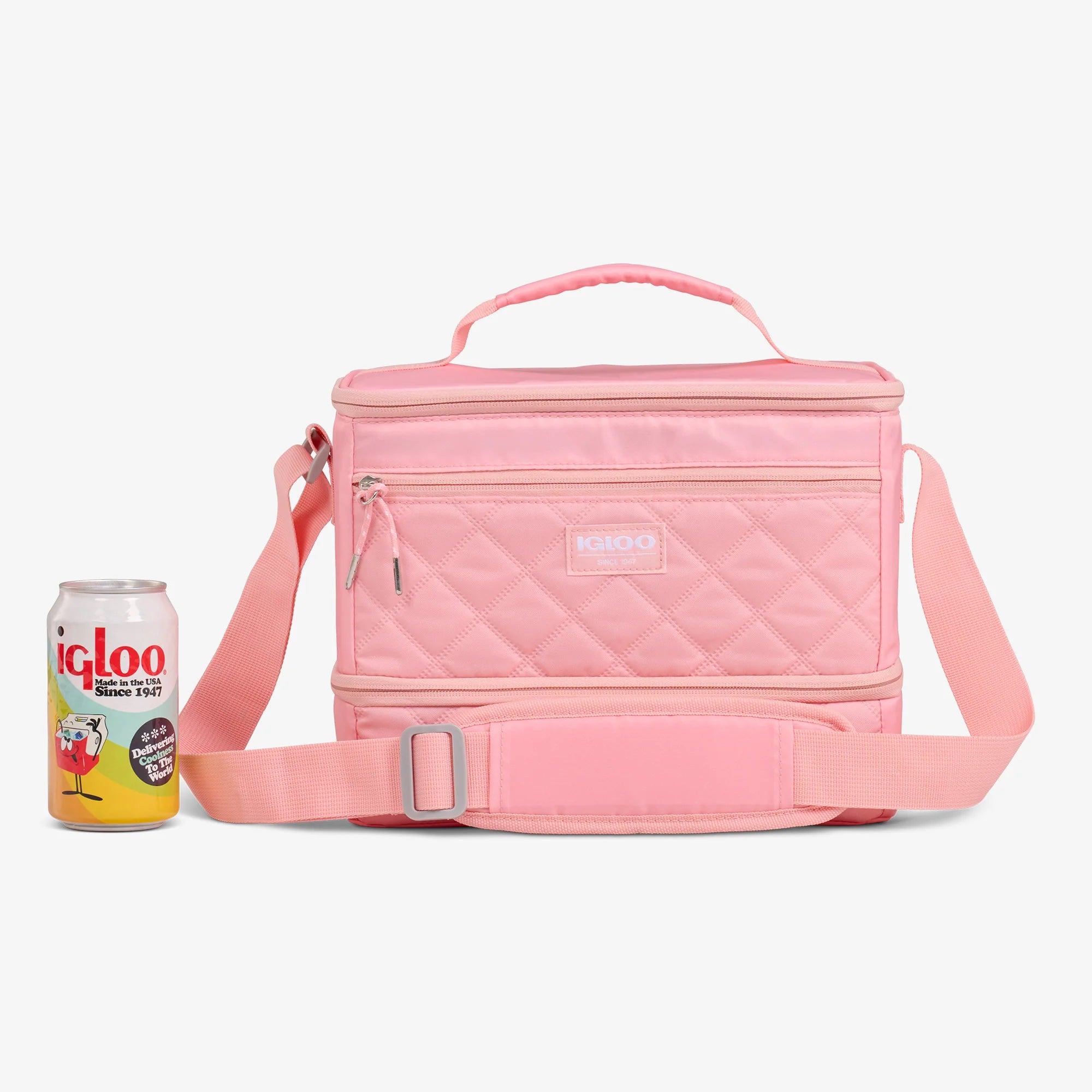 Igloo Portable Cooler Durable Cooler MaxCold DUO Dual Compartment Square Lunch Cooler - Image 5
