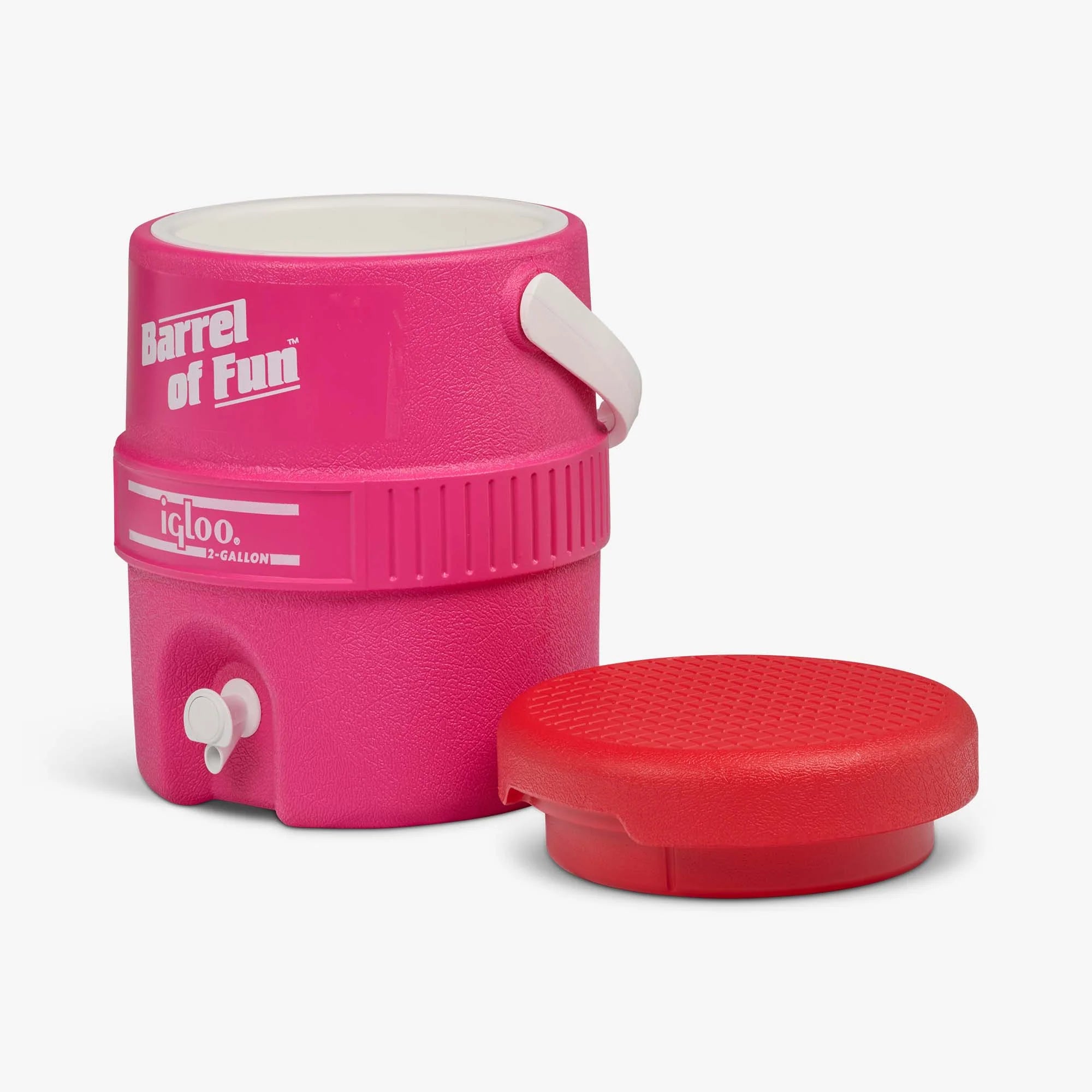 Igloo Insulated Cooler Durable Cooler Retro Barrel of Fun 2 Gallon Jug - Image 4