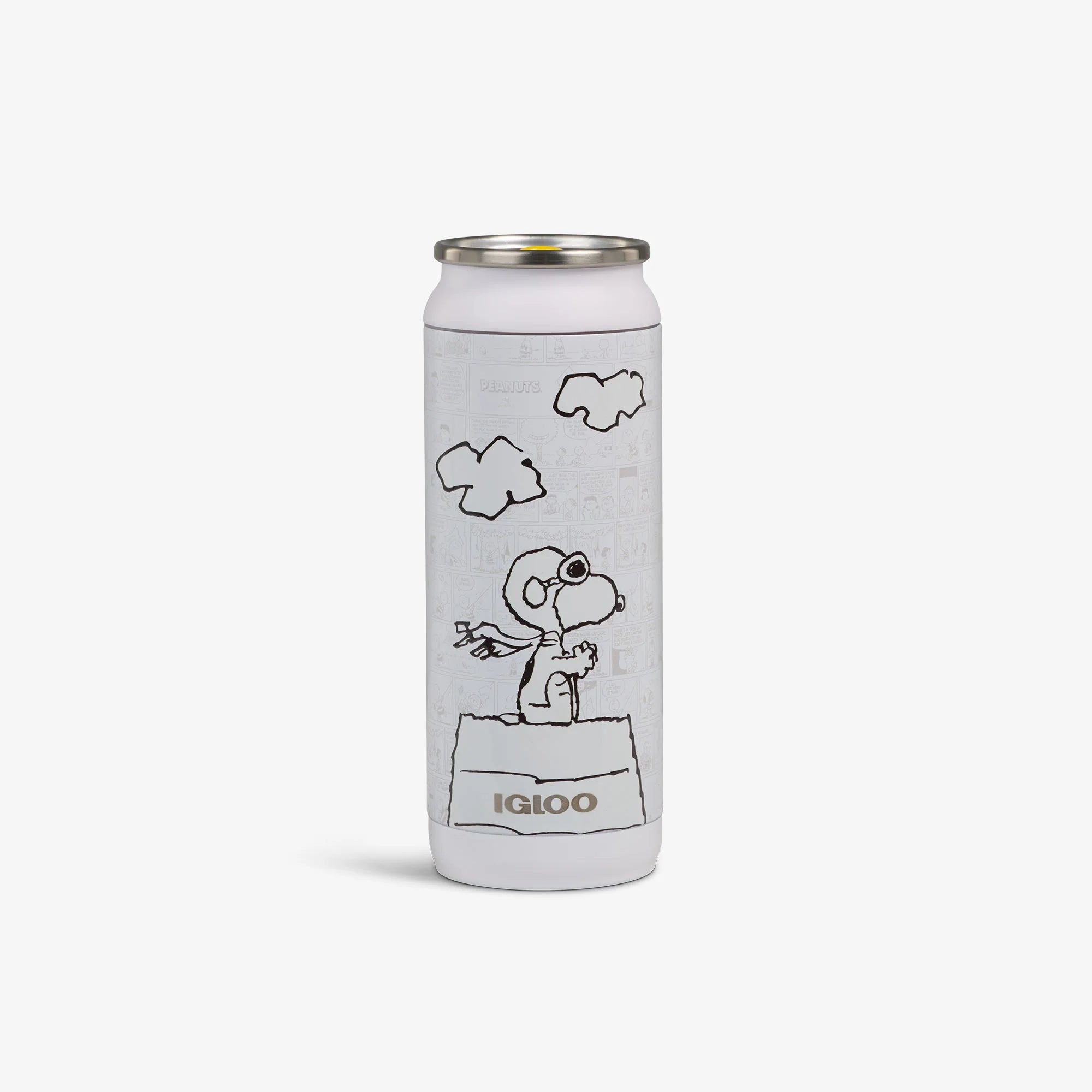 Igloo Insulated Cooler Durable Cooler Peanuts 75th Anniversary 16 Oz Can