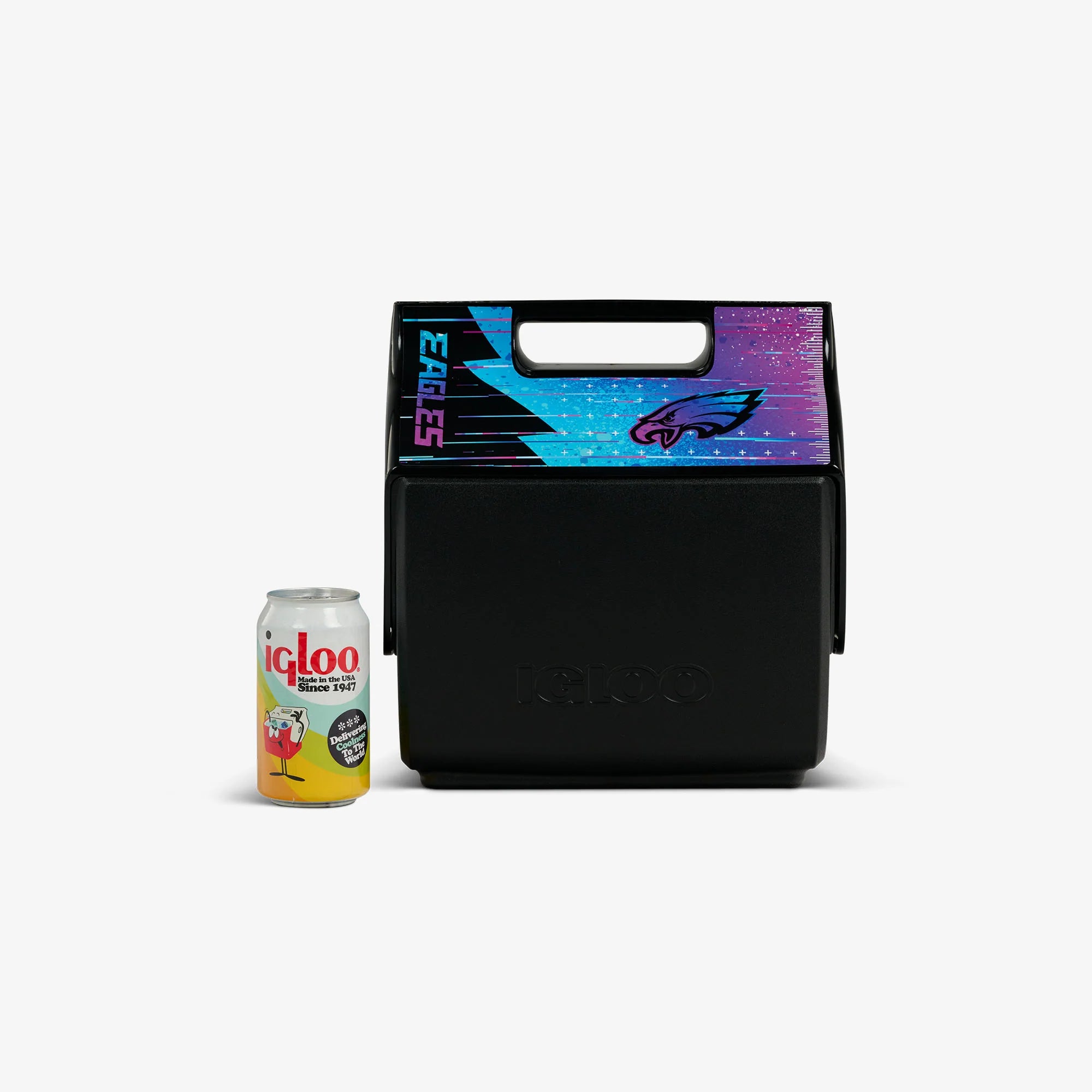 Igloo Personal Cooler Insulated Cooler Durable Cooler NFL Neon Philadelphia Eagles Little Playmate? 7 Qt Cooler - Image 5