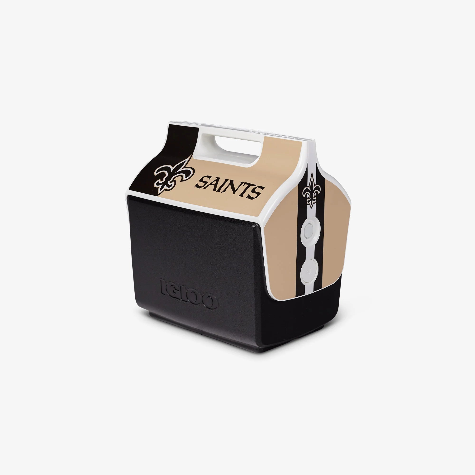 Igloo Personal Cooler Insulated Cooler Durable Cooler New Orleans Saints Little Playmate 7 Qt Cooler - Image 2