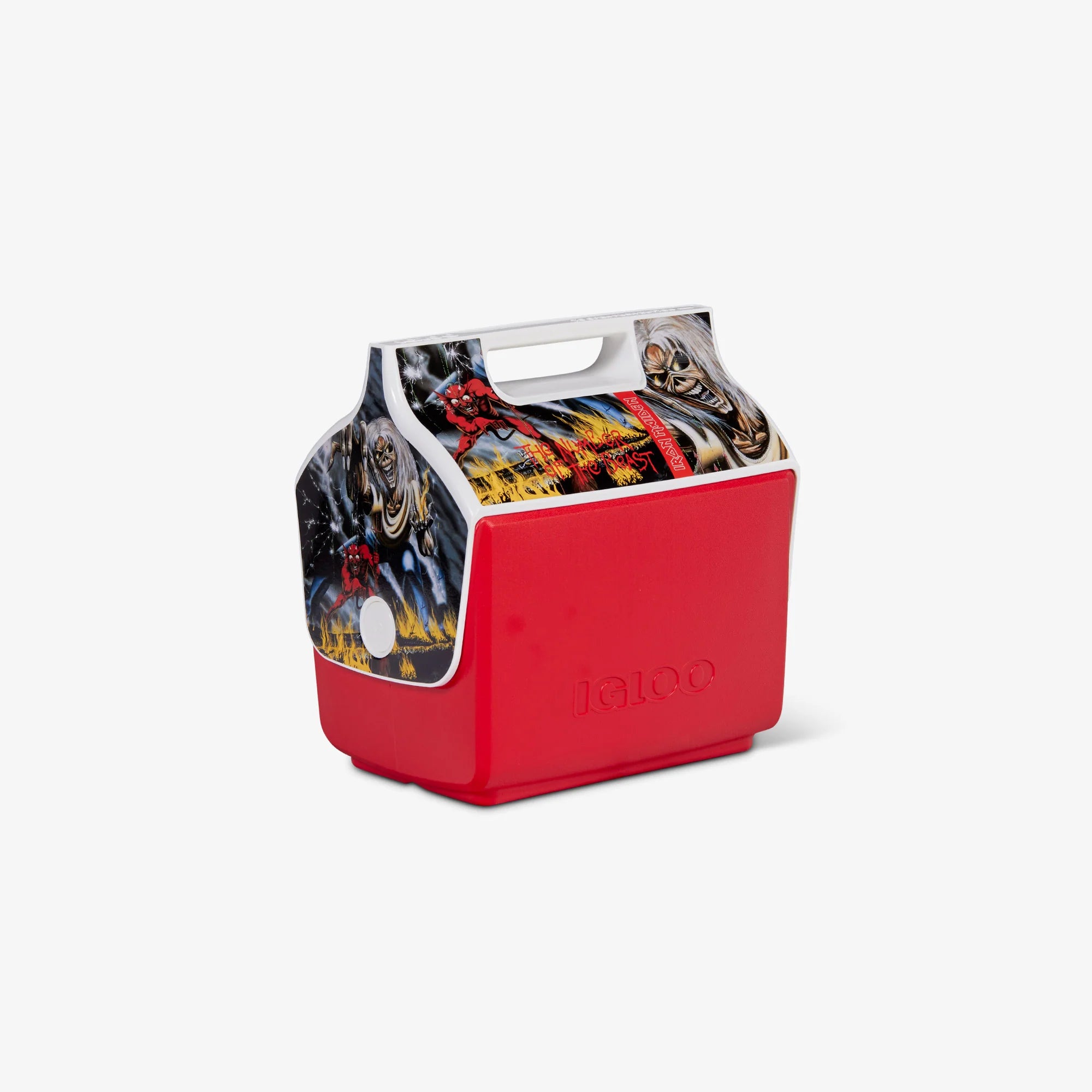 Igloo Personal Cooler Insulated Cooler Durable Cooler Iron Maiden The Number of the Beast Little Playmate 7 Qt Cooler - Image 4