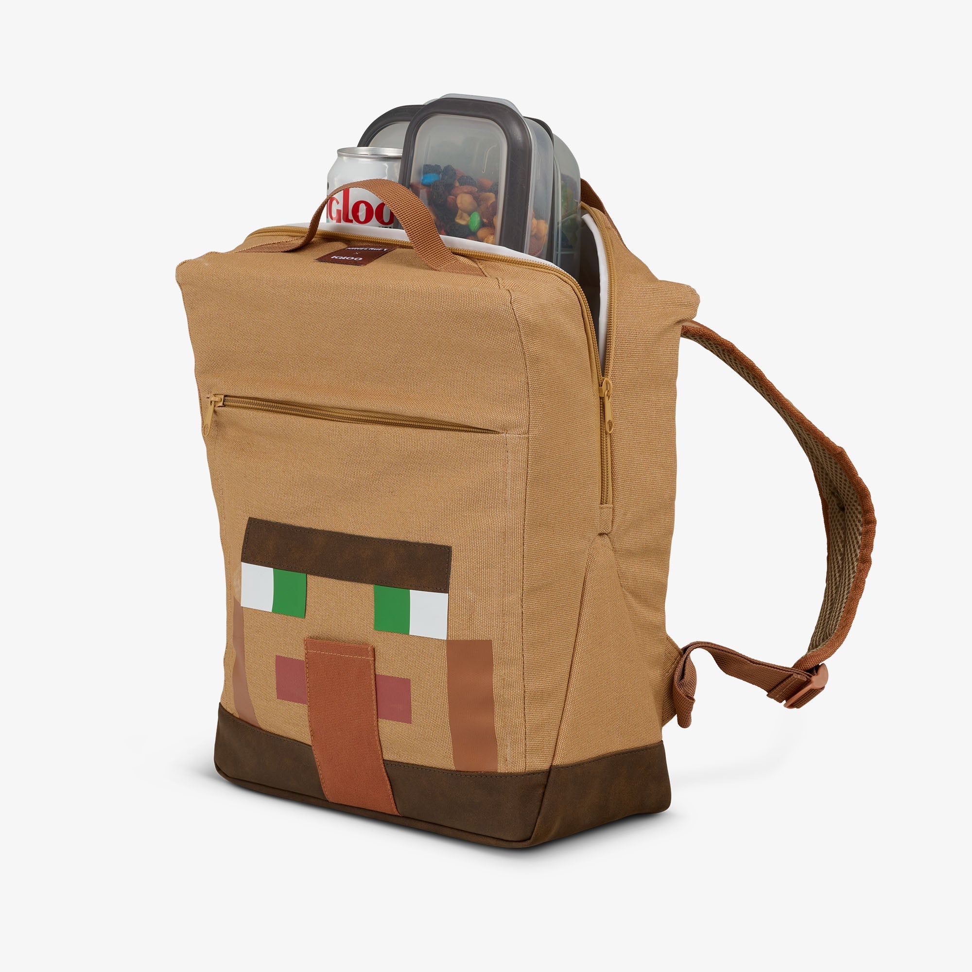 Igloo Insulated Cooler Durable Cooler Minecraft Villager Backpack Cooler 20?Can Capacity - Image 3