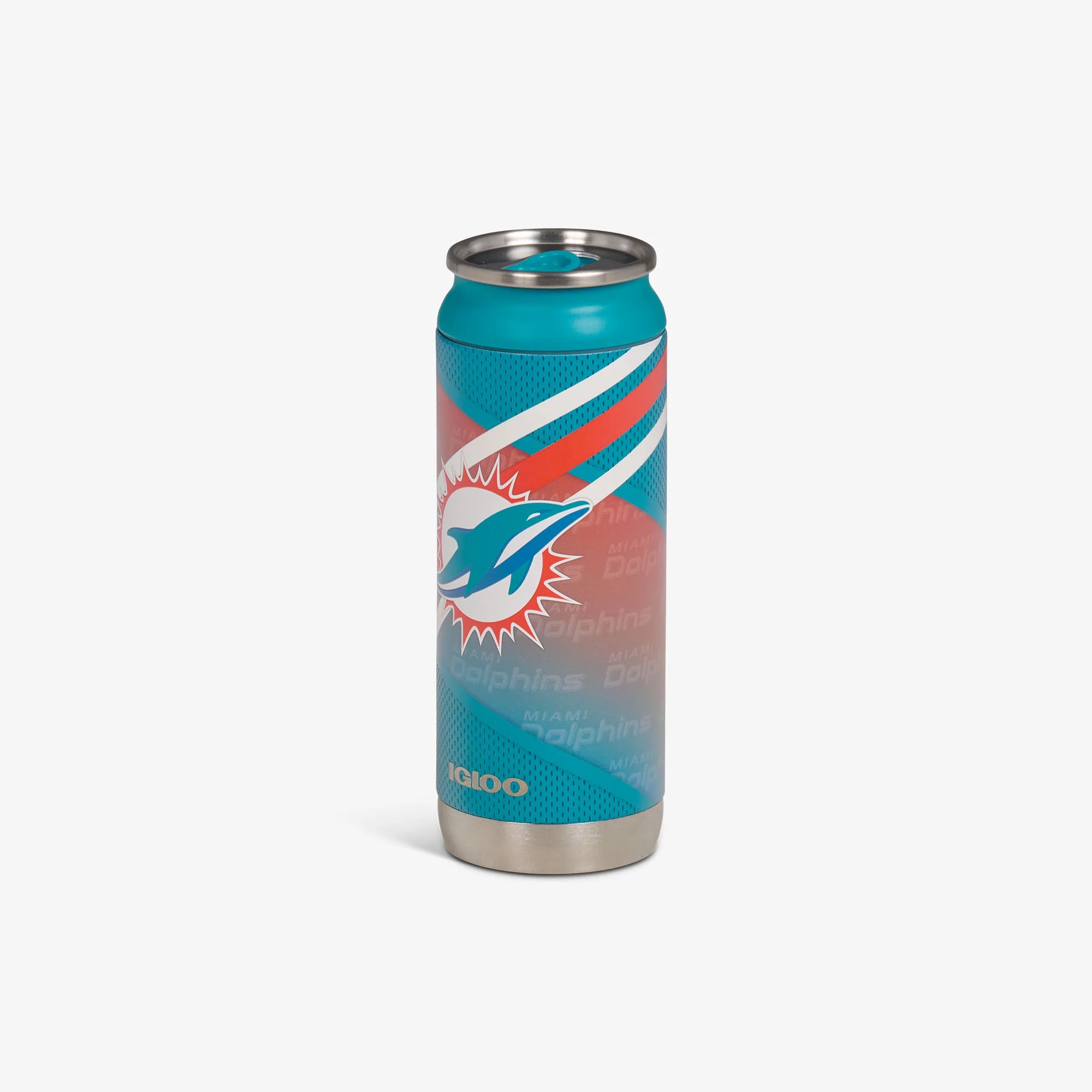 Igloo Insulated Cooler Durable Cooler Miami Dolphins 16 Oz Can - Image 2
