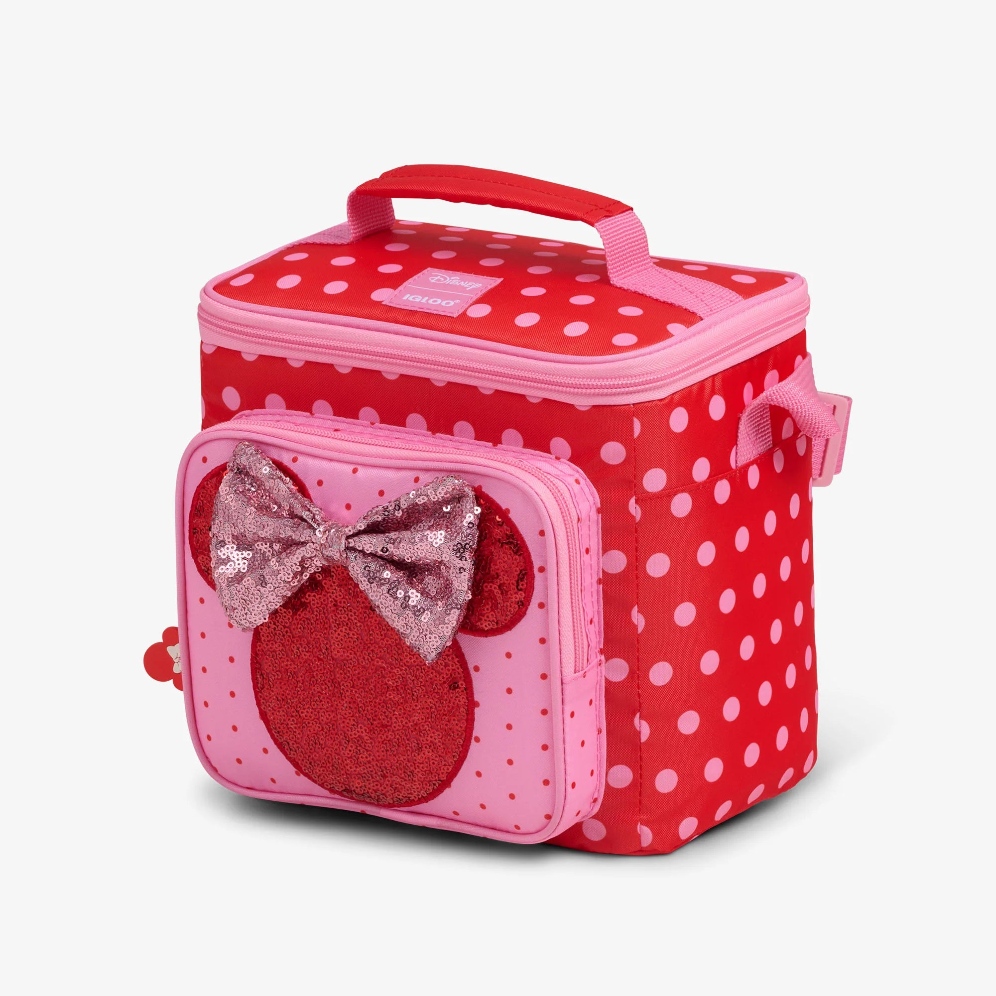 Igloo Portable Cooler Collectible Gift for Fans Cooler Disney Minnie Mouse Polka Dots Square Lunch Cooler Bag - Image 2