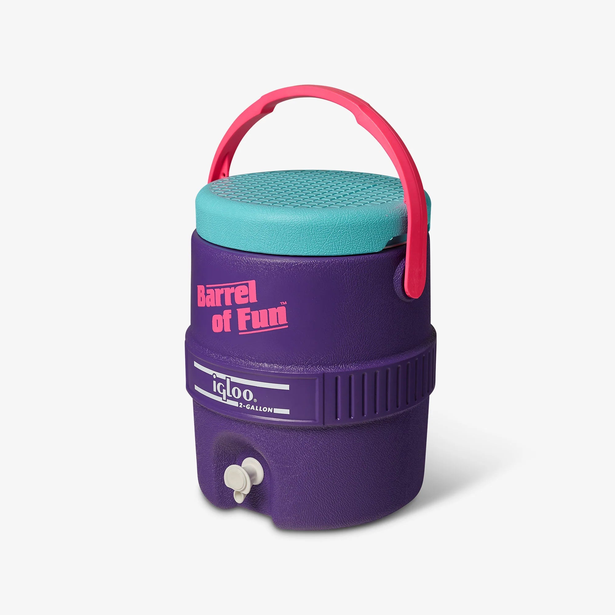 Igloo Insulated Cooler Durable Cooler Retro Barrel of Fun 2 Gallon Jug - Image 67