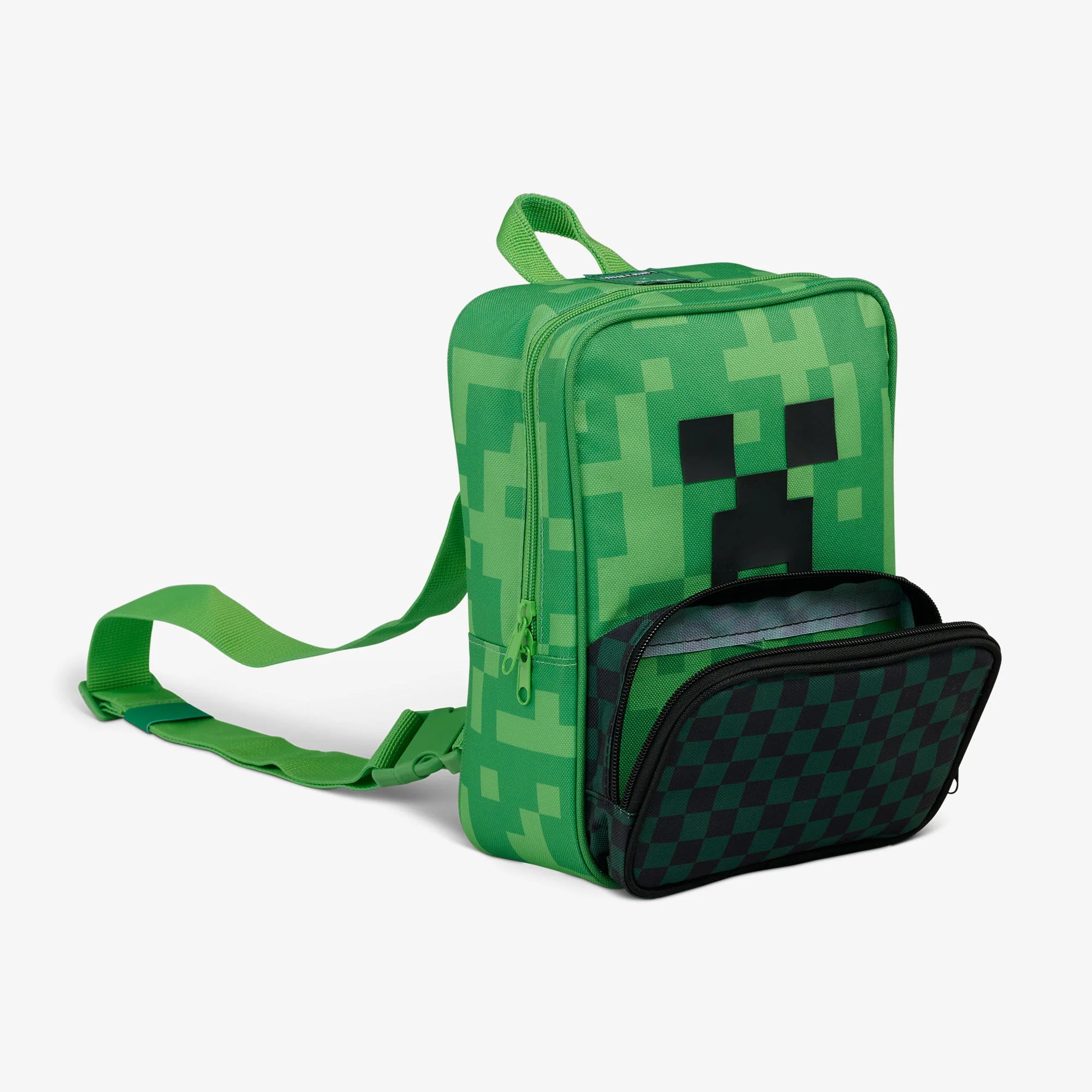 Igloo Insulated Cooler Durable Cooler Minecraft Creeper 8-Can Crossbody Cooler - Image 4