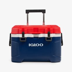 Igloo Large Cooler Insulated Cooler Outdoor Cooler Trailmate® 52 Qt Roller Cooler