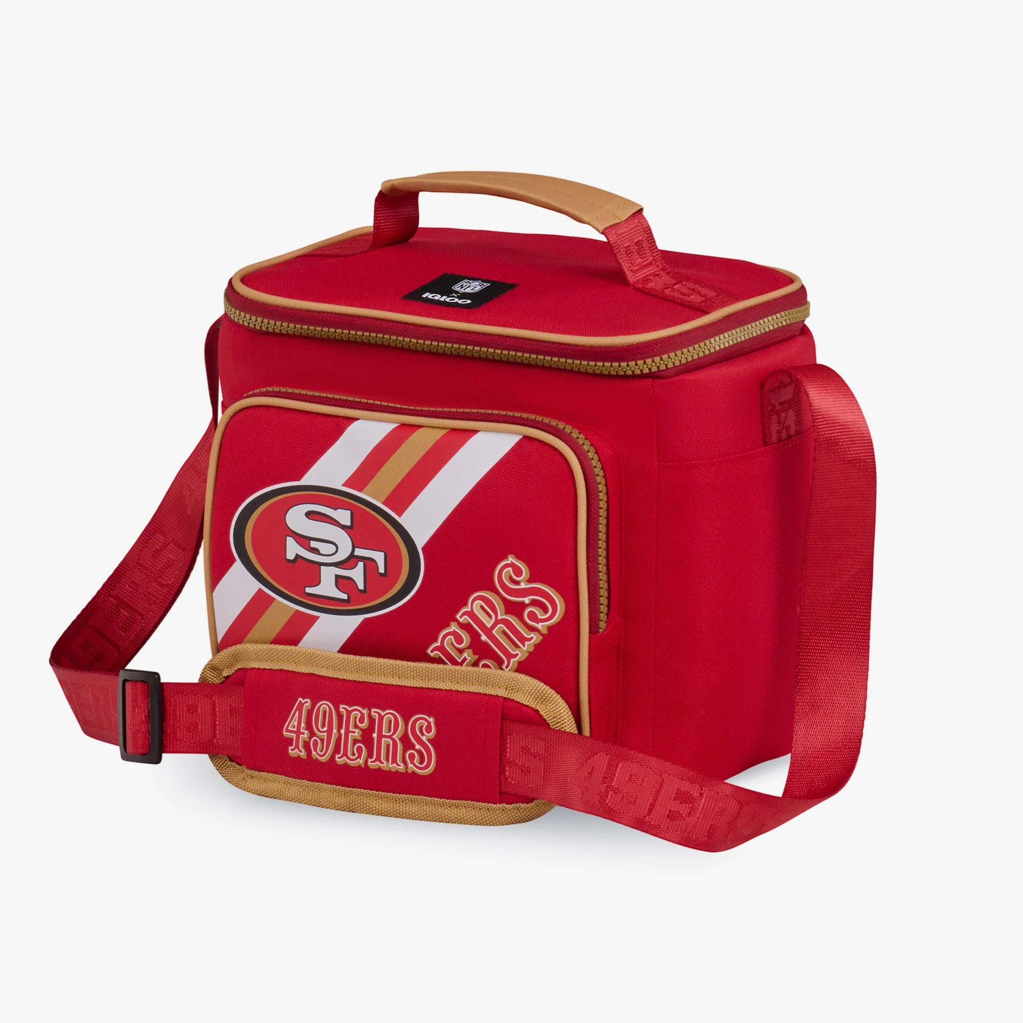 Igloo Portable Cooler Durable Cooler San Francisco 49ers Square Lunch Cooler Bag - Image 2