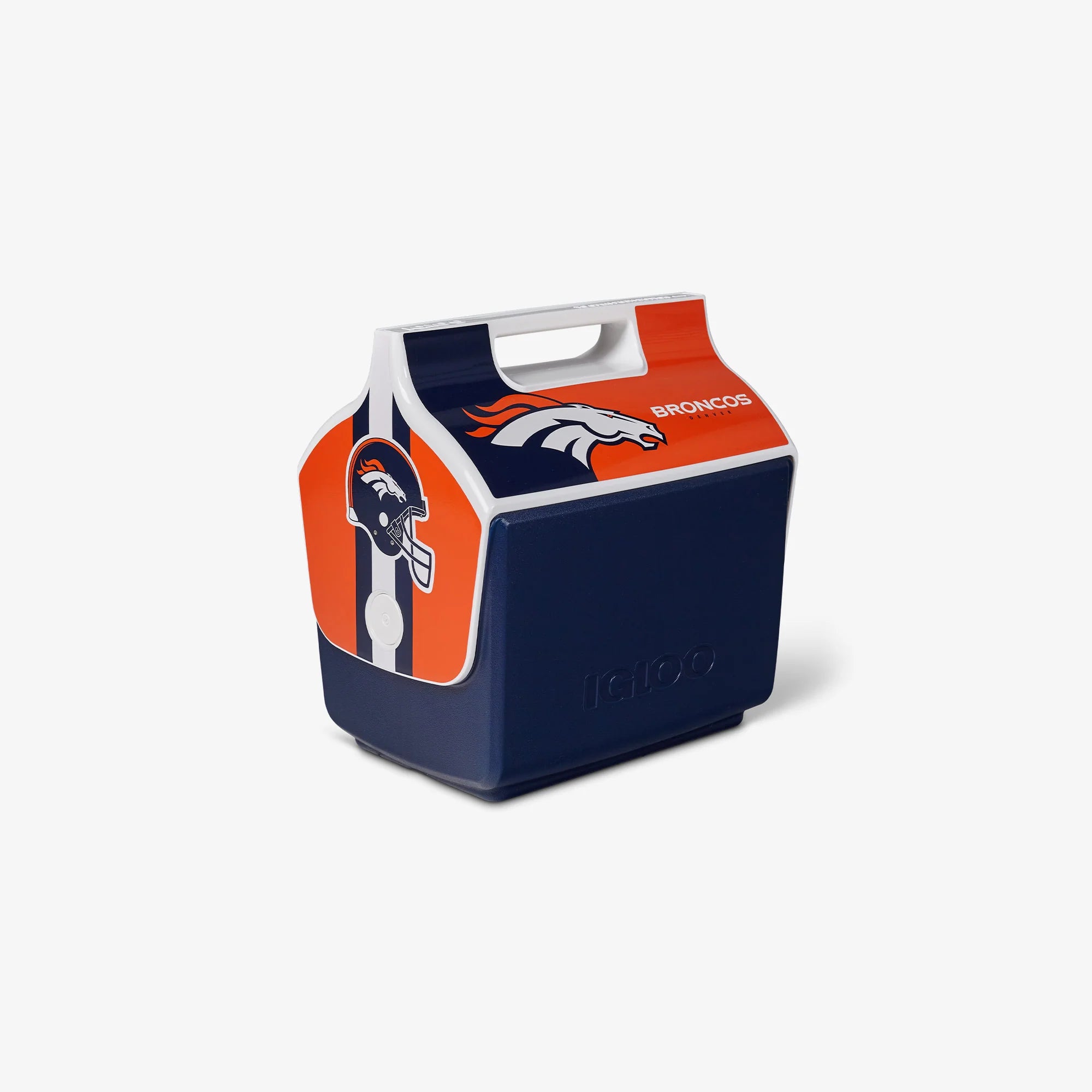 Igloo Personal Cooler Insulated Cooler Durable Cooler Denver Broncos Little Playmate 7 Qt Cooler - Image 4