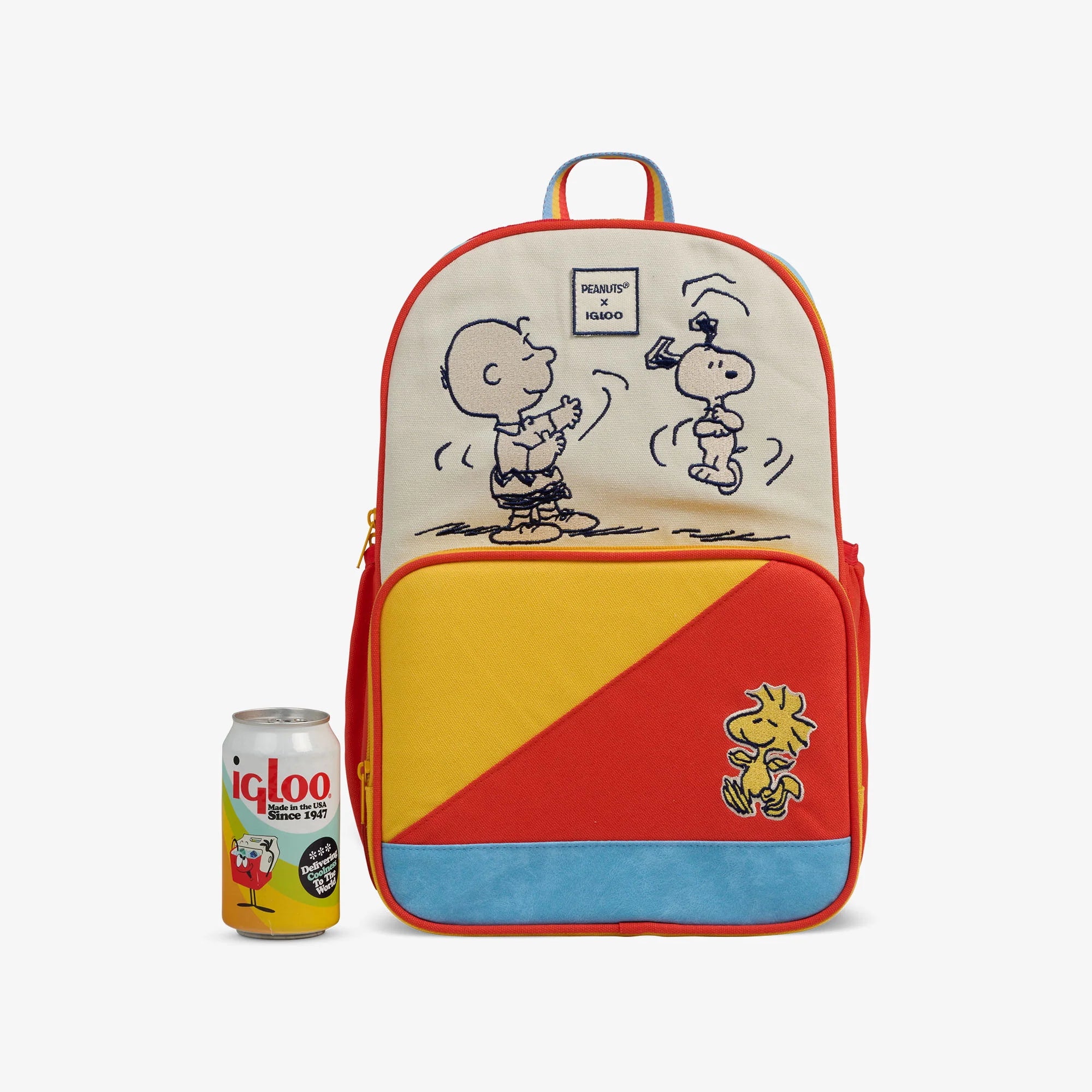 Igloo Insulated Cooler Durable Cooler Snoopy Disco Party 24-Can Backpack - Image 5