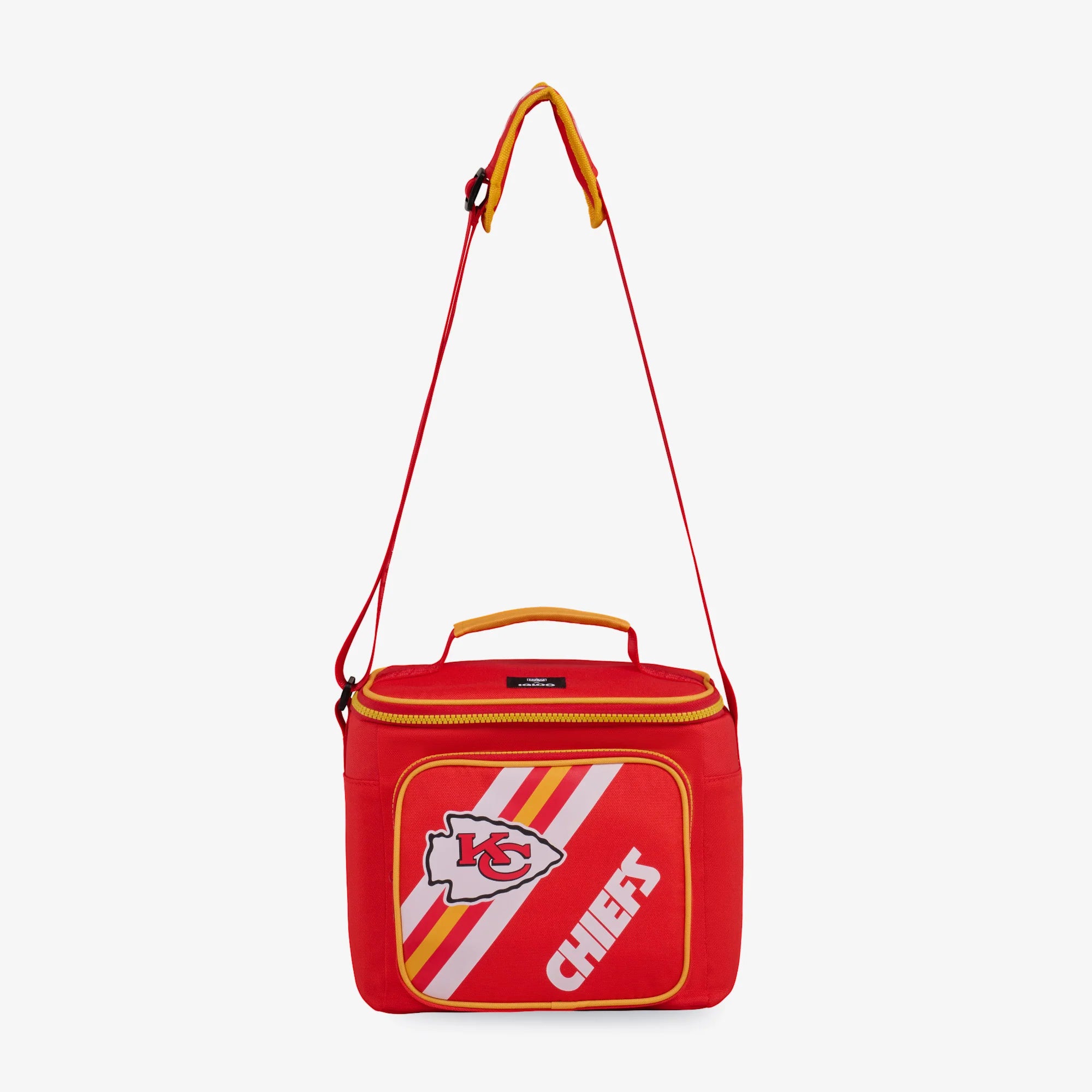 Igloo Portable Cooler Durable Cooler Kansas City Chiefs Square Lunch Cooler Bag - Image 3