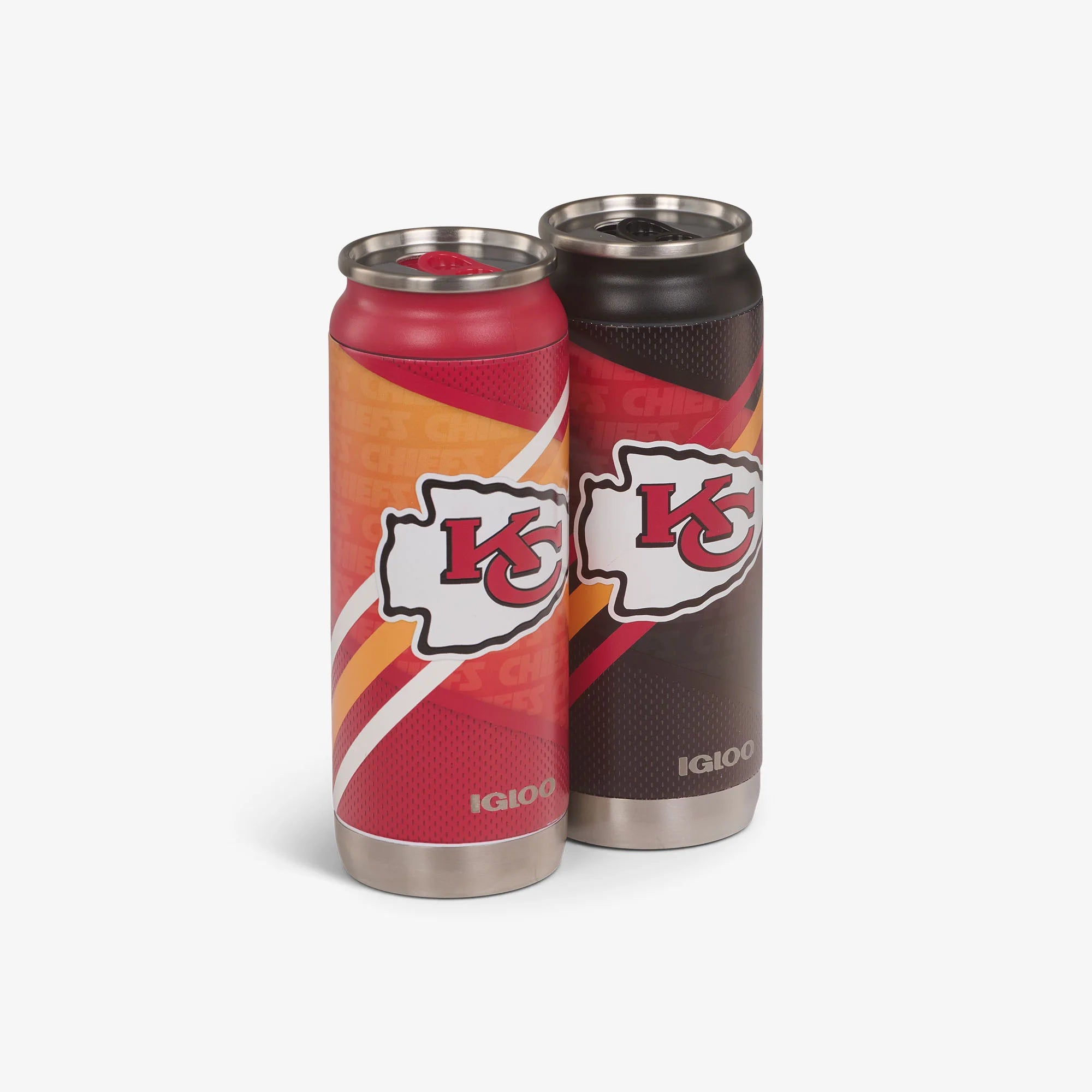 Igloo Insulated Cooler Durable Cooler Kansas City Chiefs Home & Away 16 Oz Can 2-Pack - Image 4