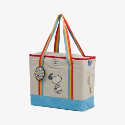 Alternative view of Igloo Insulated Cooler Durable Cooler Snoopy Disco Party Dual Compartment Tote Cooler Bag