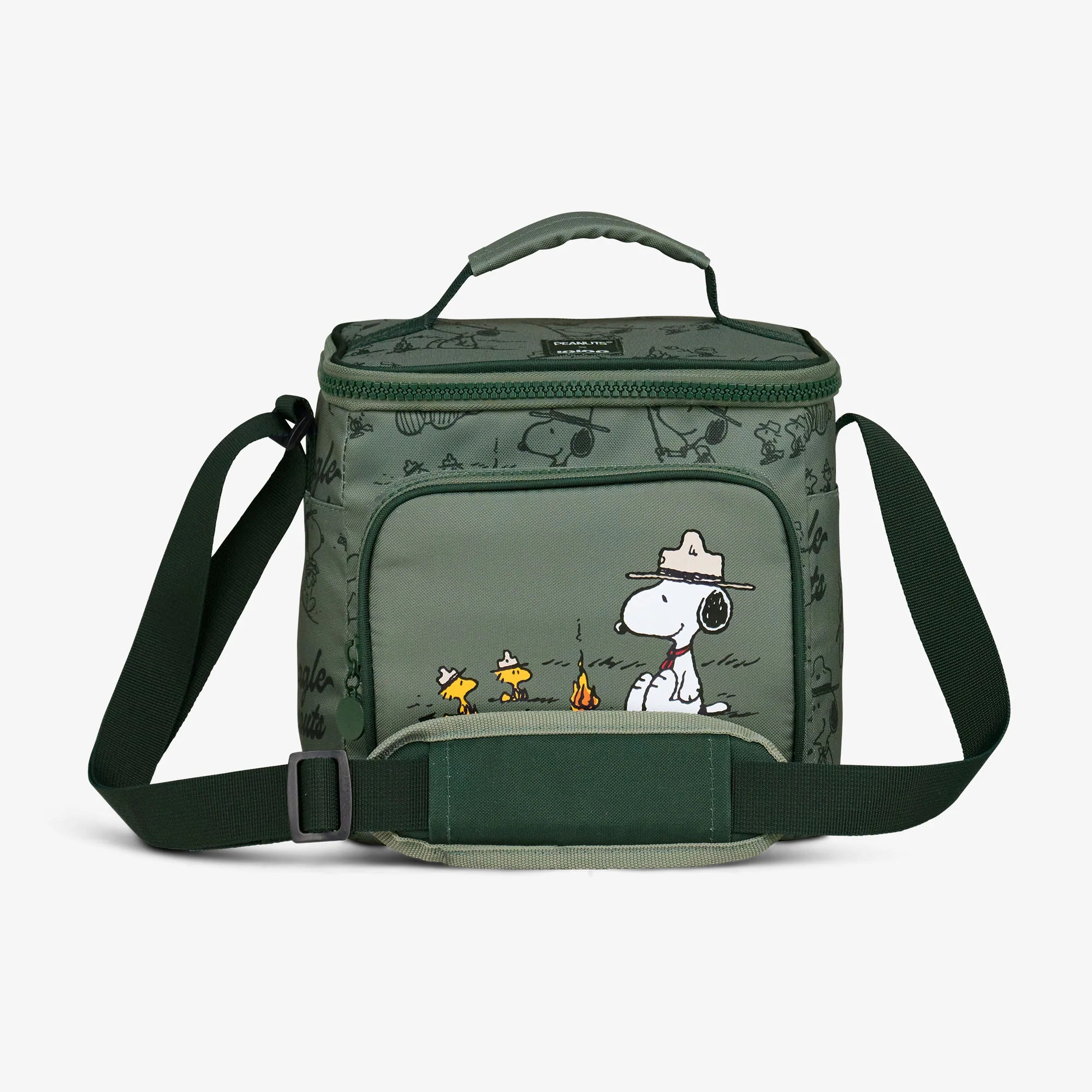 Igloo Portable Cooler Durable Cooler Peanuts Beagle Scouts Square Lunch Cooler Bag