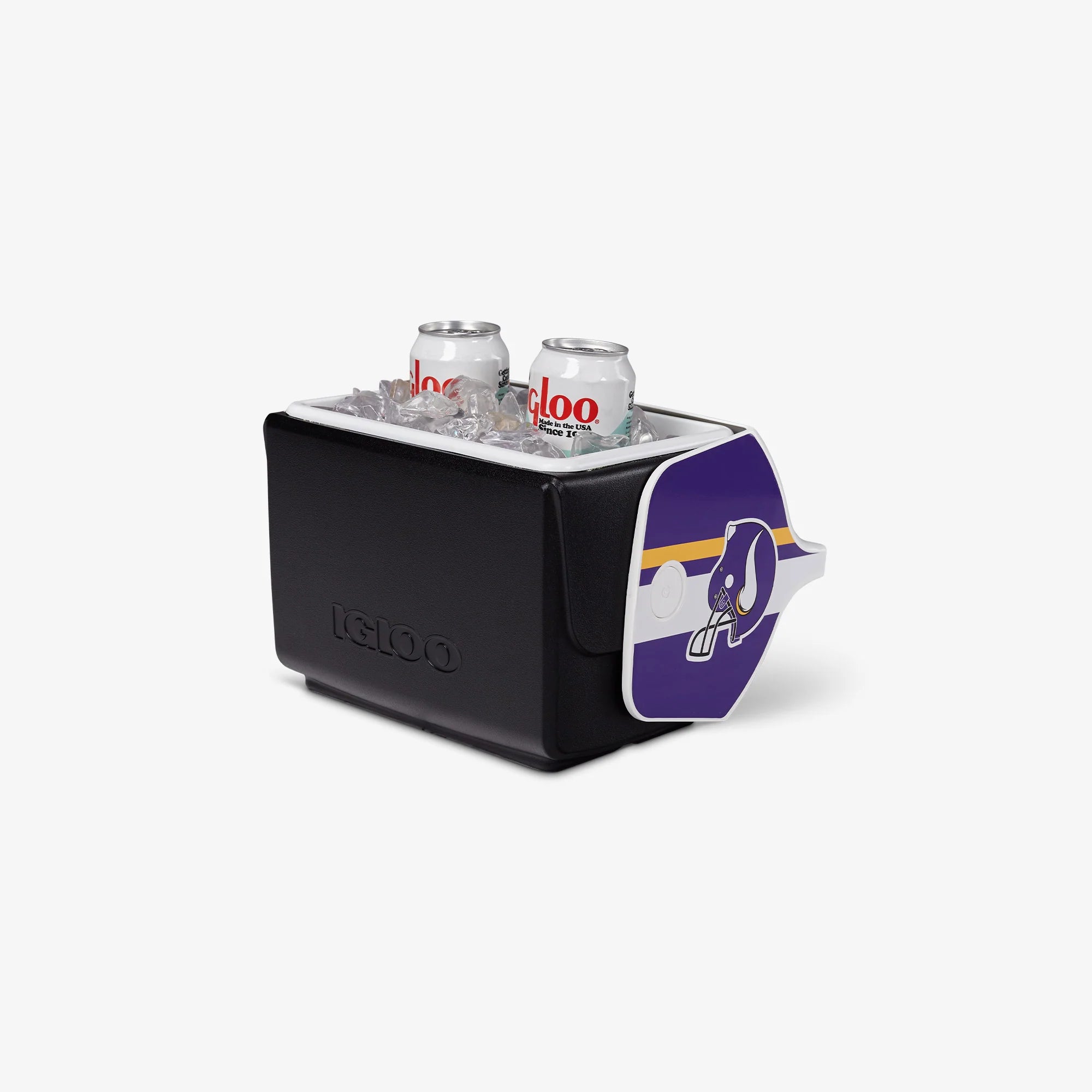 Igloo Personal Cooler Insulated Cooler Durable Cooler Minnesota Vikings Little Playmate 7 Qt Cooler - Image 3