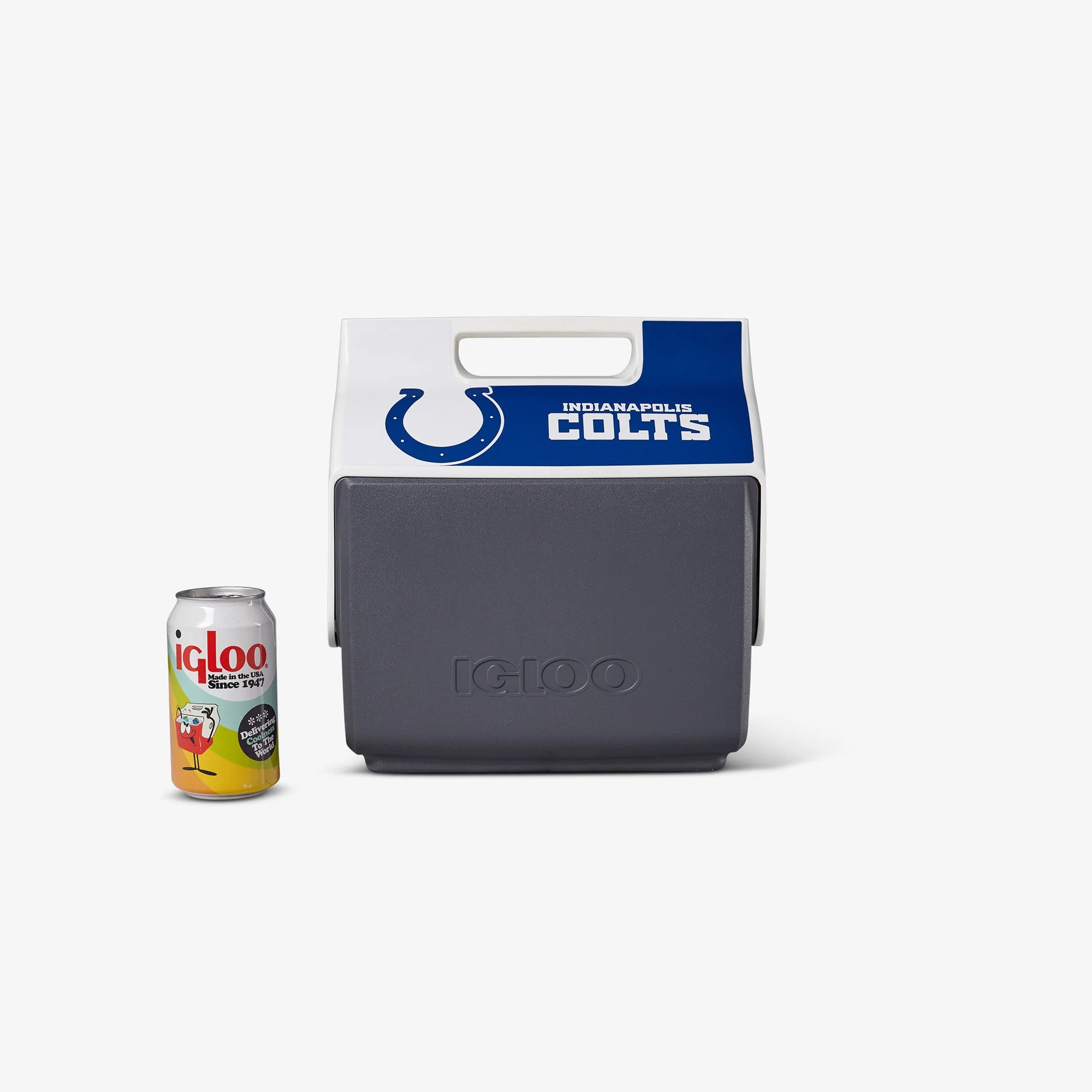Igloo Personal Cooler Insulated Cooler Durable Cooler Indianapolis Colts Little Playmate 7 Qt Cooler - Image 5