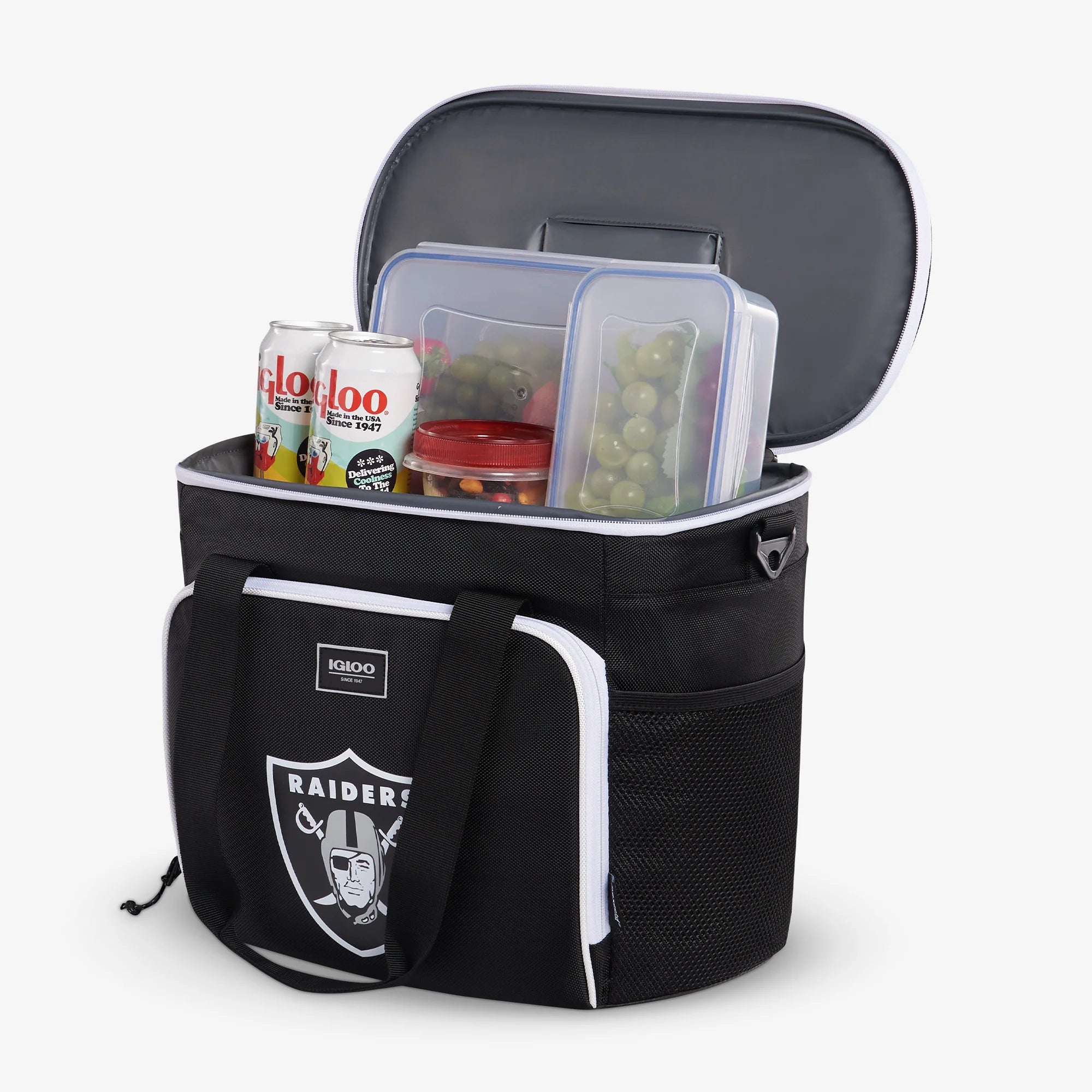 Igloo Insulated Cooler Durable Cooler Las Vegas Raiders Tailgate Tote - Image 3
