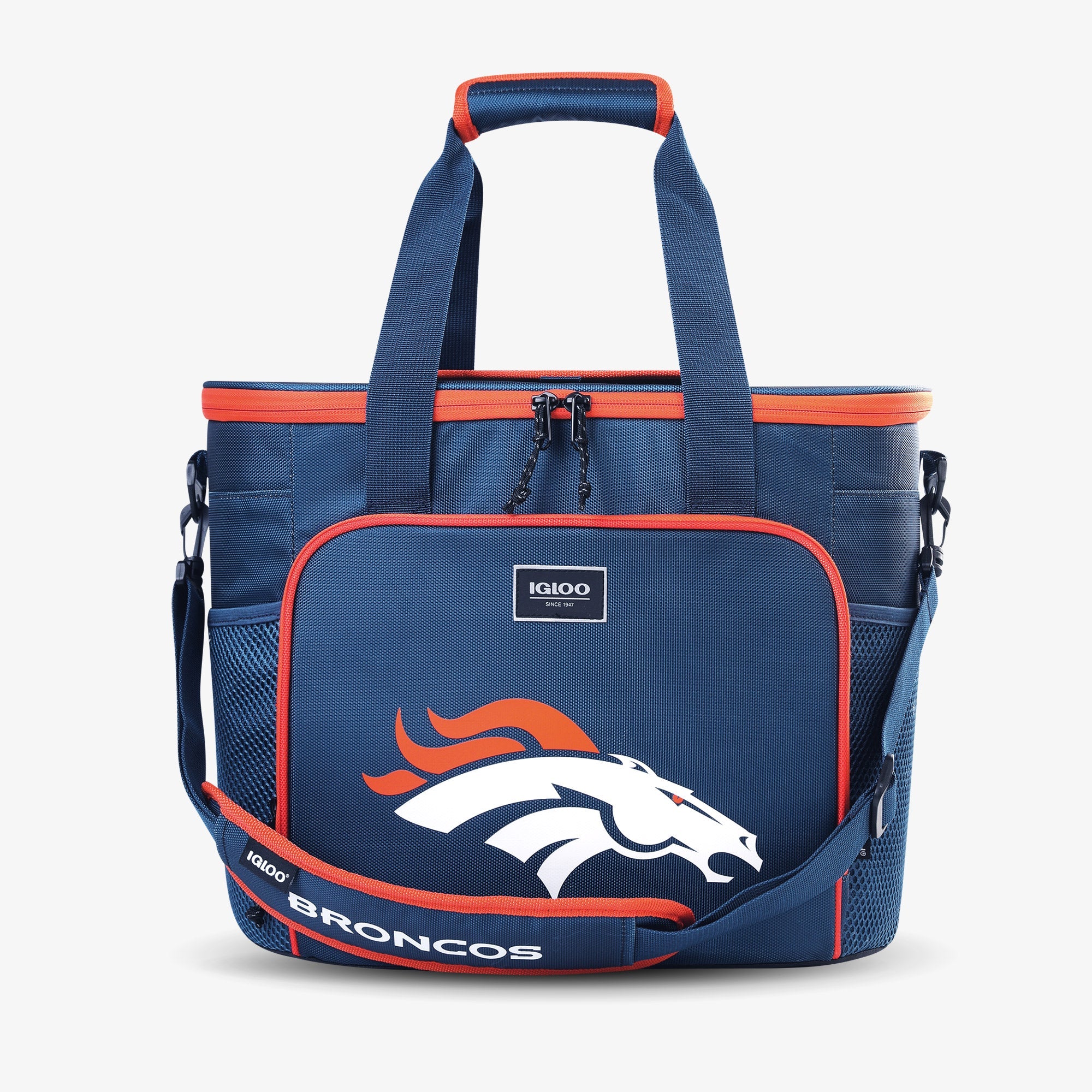 Igloo Insulated Cooler Durable Cooler Denver Broncos Tailgate Tote