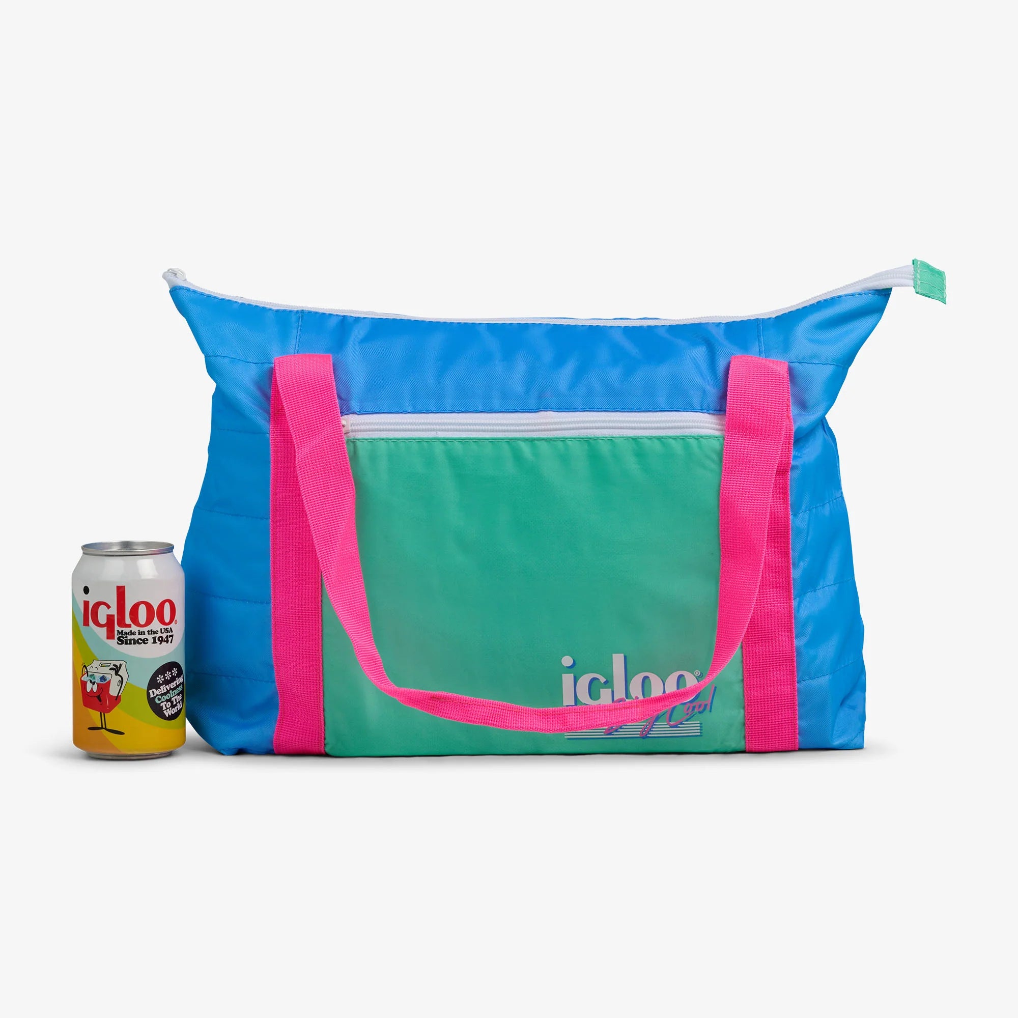 Igloo Insulated Cooler Durable Cooler Retro Packable Puffer 20-Can Cooler Bag - Image 18