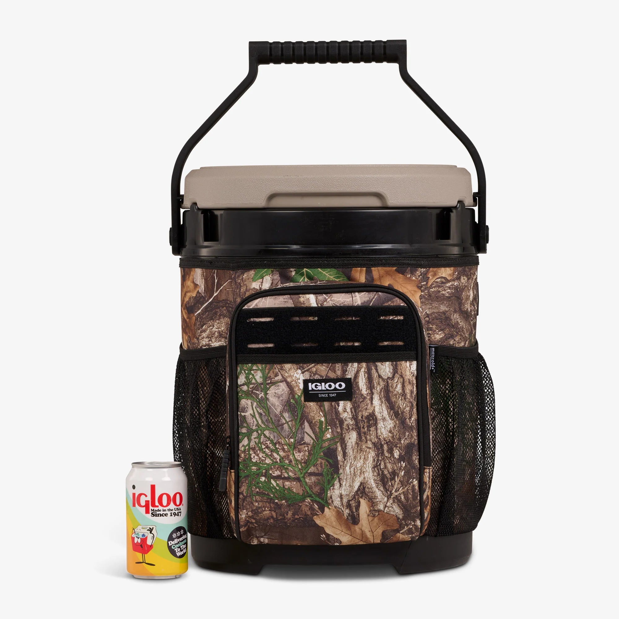 Igloo Large Cooler Insulated Cooler Durable Cooler Realtree? 20 Qt Cooler Bucket - Image 7