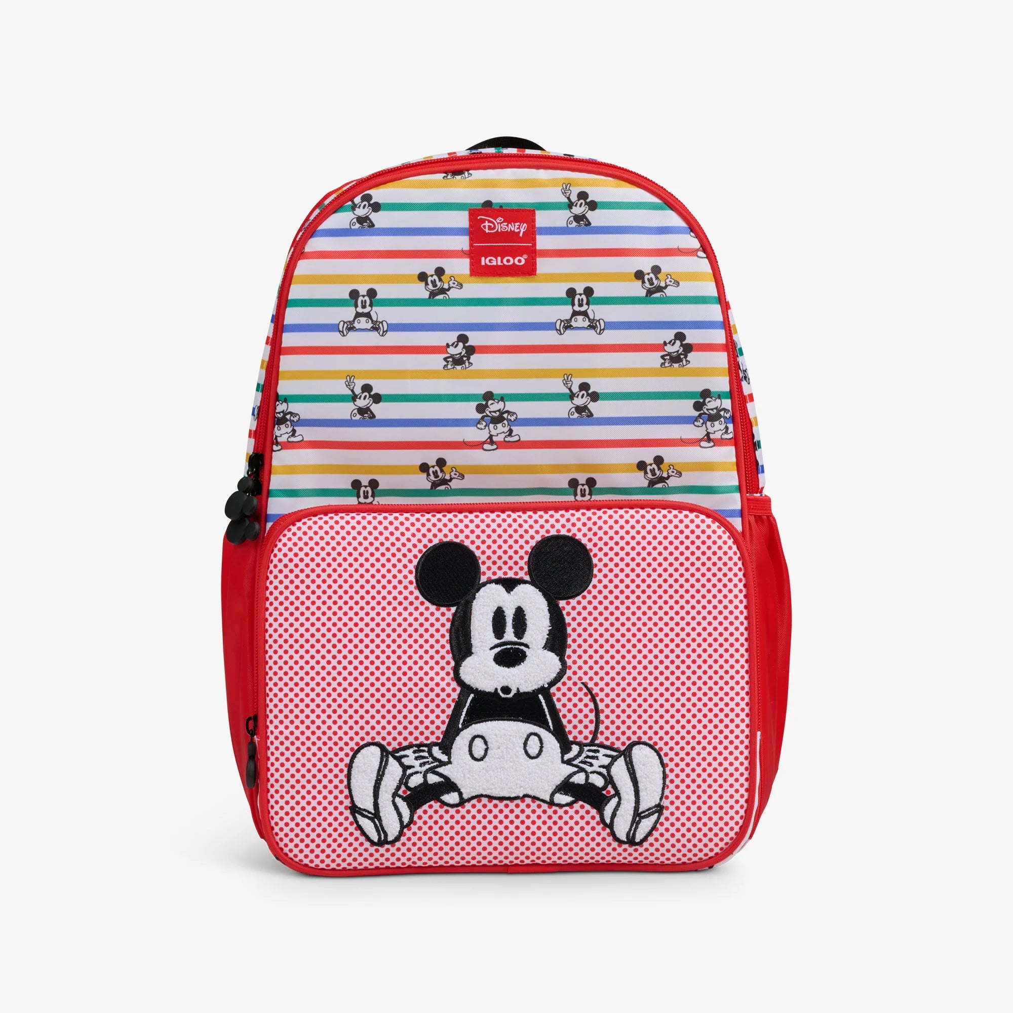 Igloo Insulated Cooler Collectible Gift for Fans Cooler Disney Mickey Mouse Stripe 24-Can Backpack