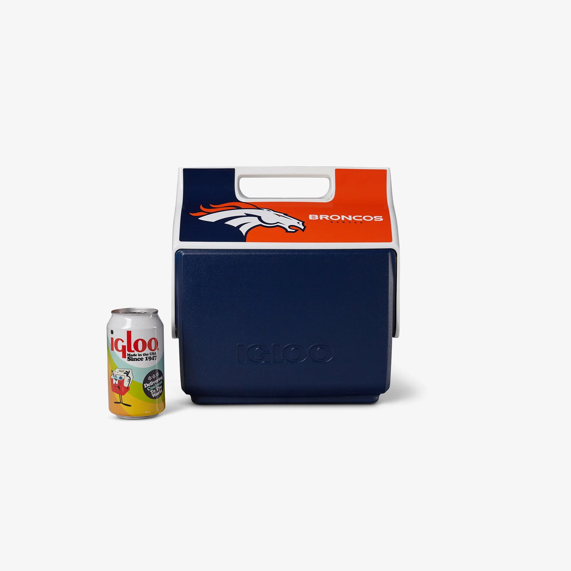 Igloo Personal Cooler Insulated Cooler Durable Cooler Denver Broncos Little Playmate 7 Qt Cooler - Image 5