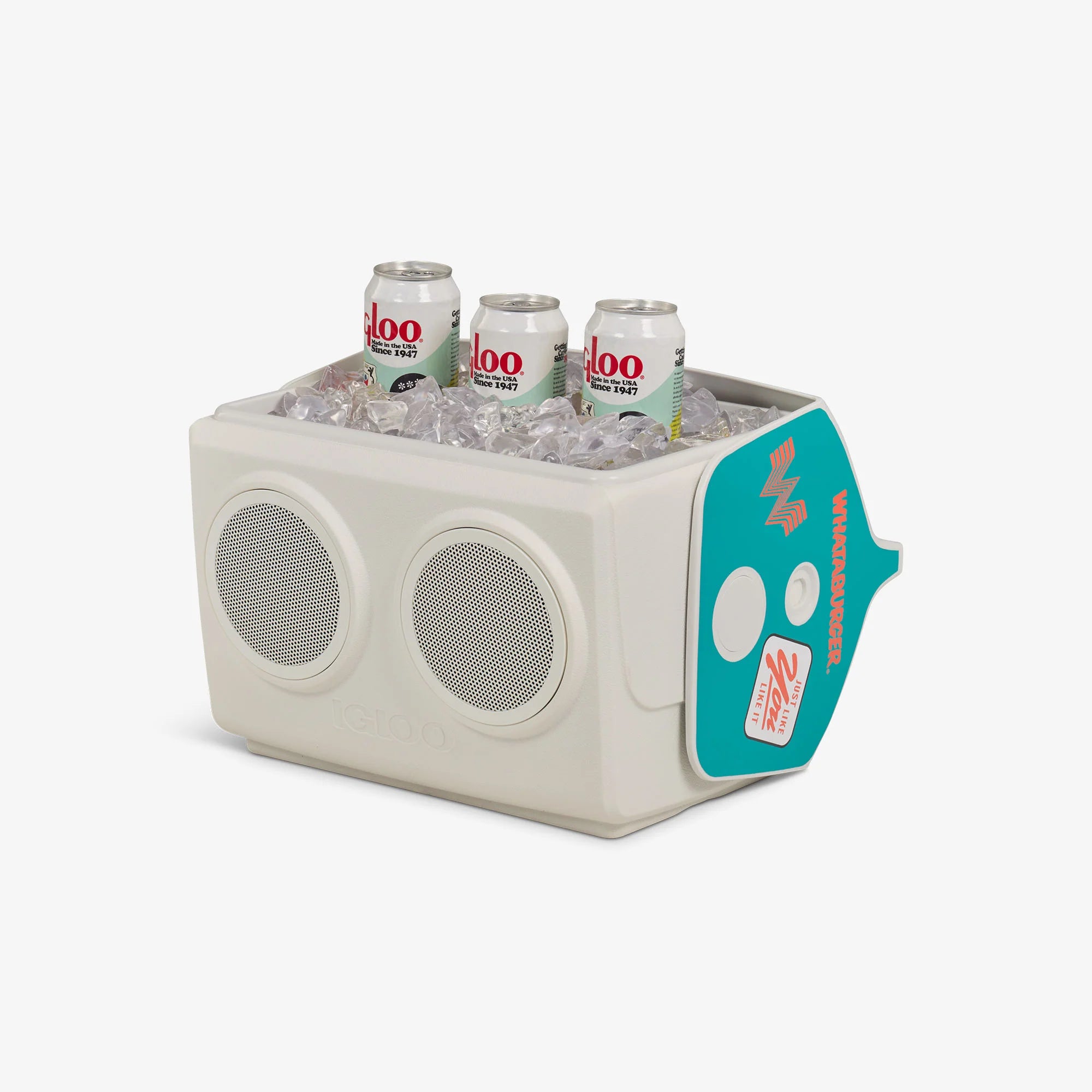 Igloo Insulated Cooler Durable Cooler Retro Whataburger KoolTunes™ - Image 4