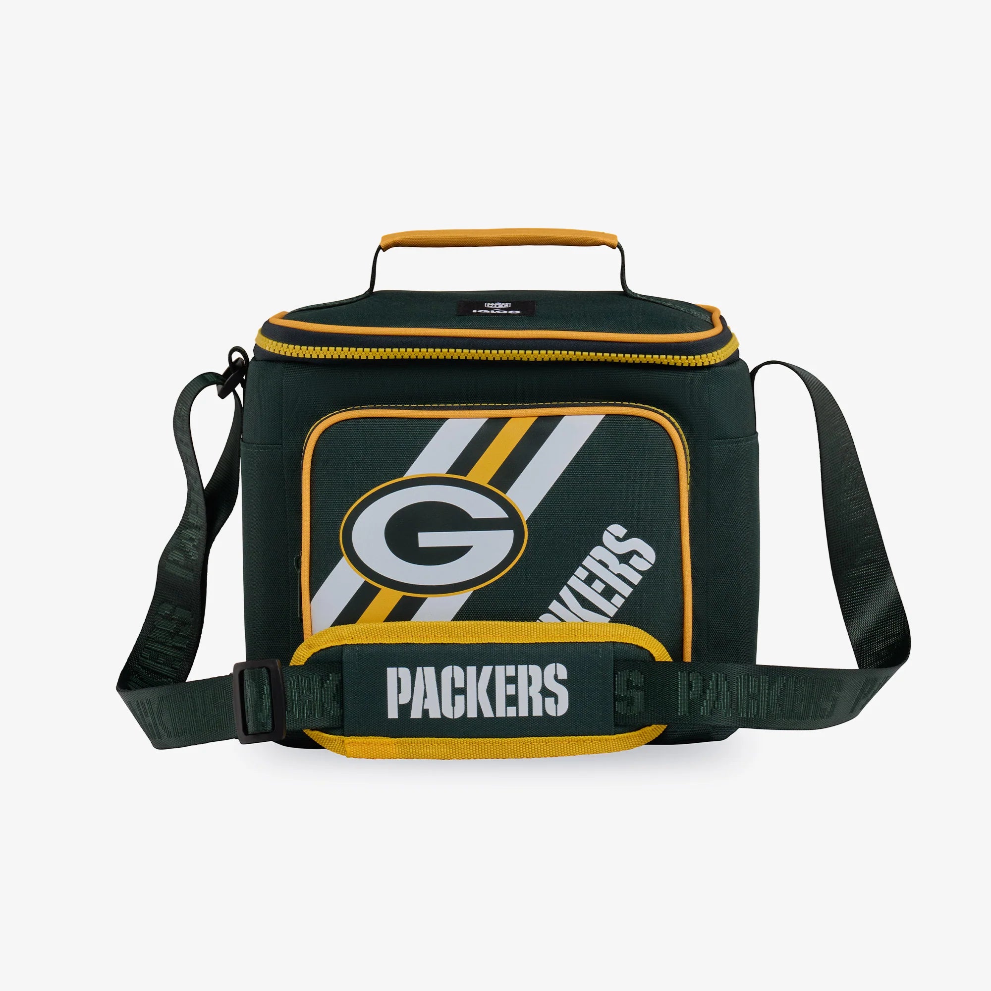Igloo Portable Cooler Durable Cooler Green Bay Packers Square Lunch Cooler Bag