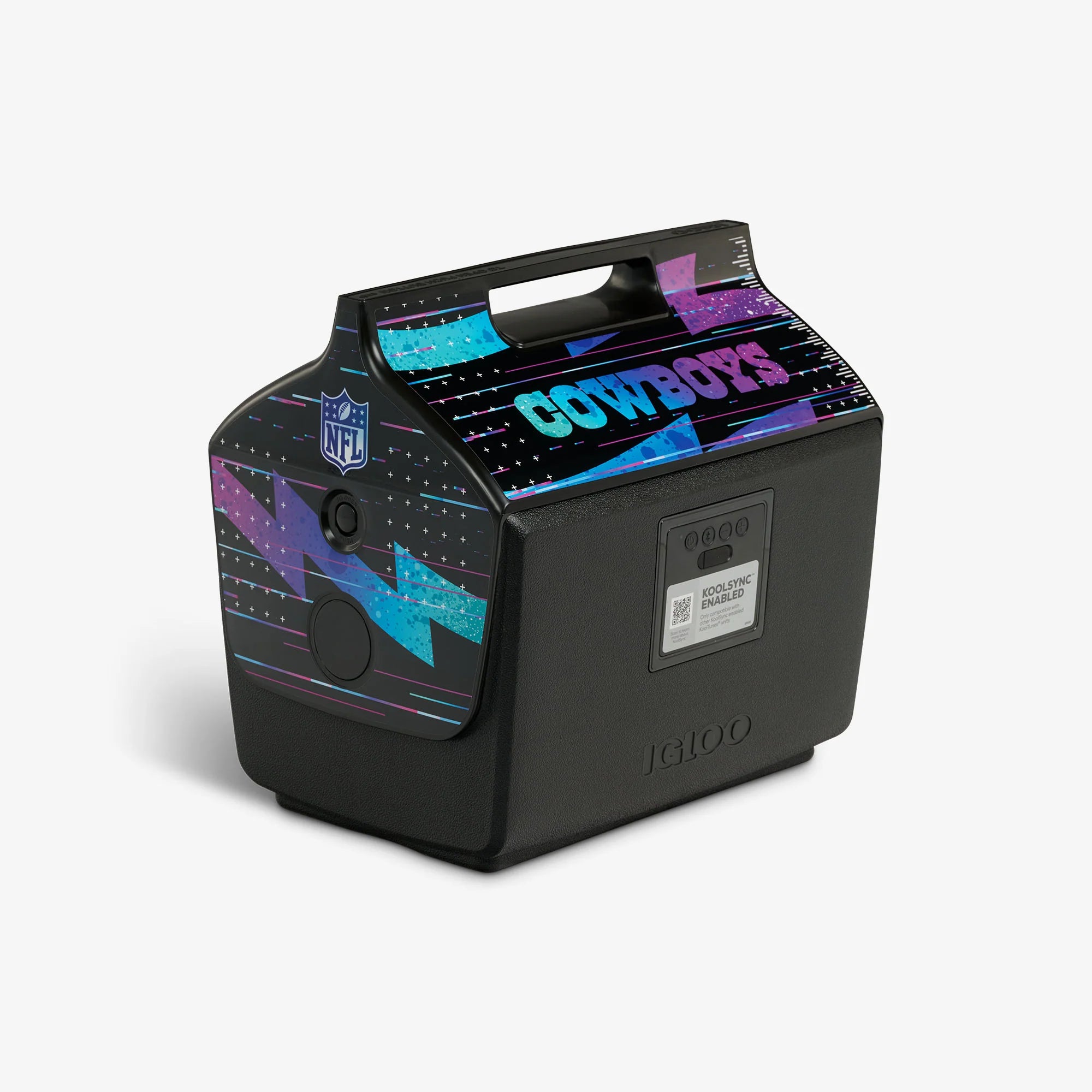 Igloo Insulated Cooler Durable Cooler NFL Neon Dallas Cowboys KoolTunes™ - Image 5
