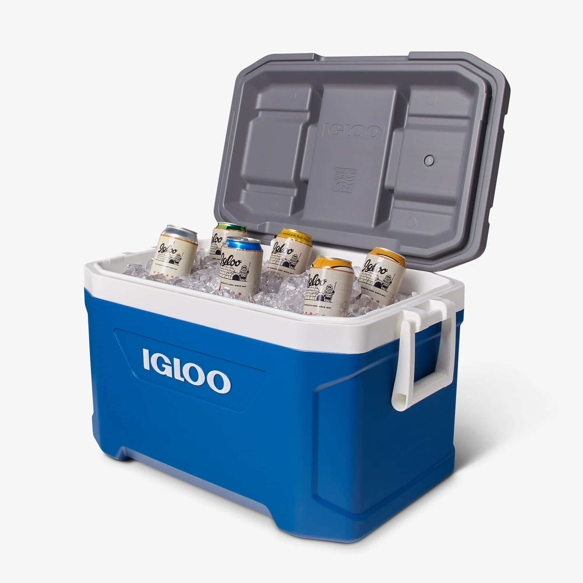 Igloo Large Cooler Insulated Cooler Durable Cooler Latitude 52 Qt Cooler - Image 4