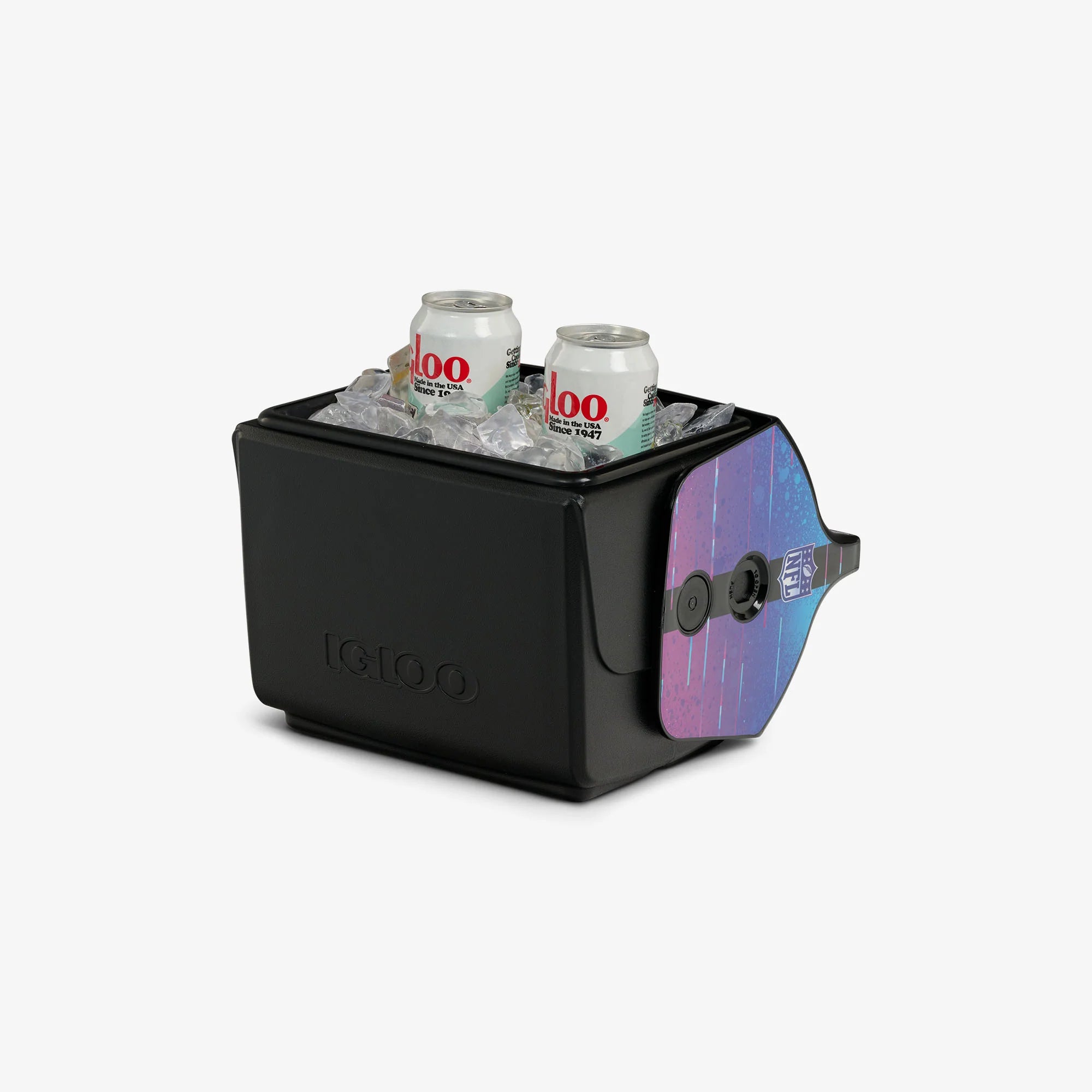 Igloo Personal Cooler Insulated Cooler Durable Cooler NFL Neon Pittsburgh Steelers Little Playmate? 7 Qt Cooler - Image 3