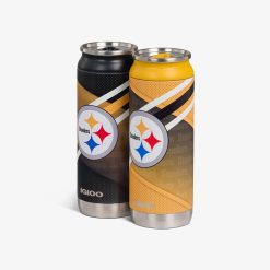 Alternative view of Igloo Insulated Cooler Durable Cooler Pittsburgh Steelers Home & Away 16 Oz Can 2-Pack