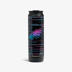 Igloo Travel Durable Cooler NFL Neon Philadelphia Eagles 20 Oz Flip Flip'n'Sip Sip Tumbler