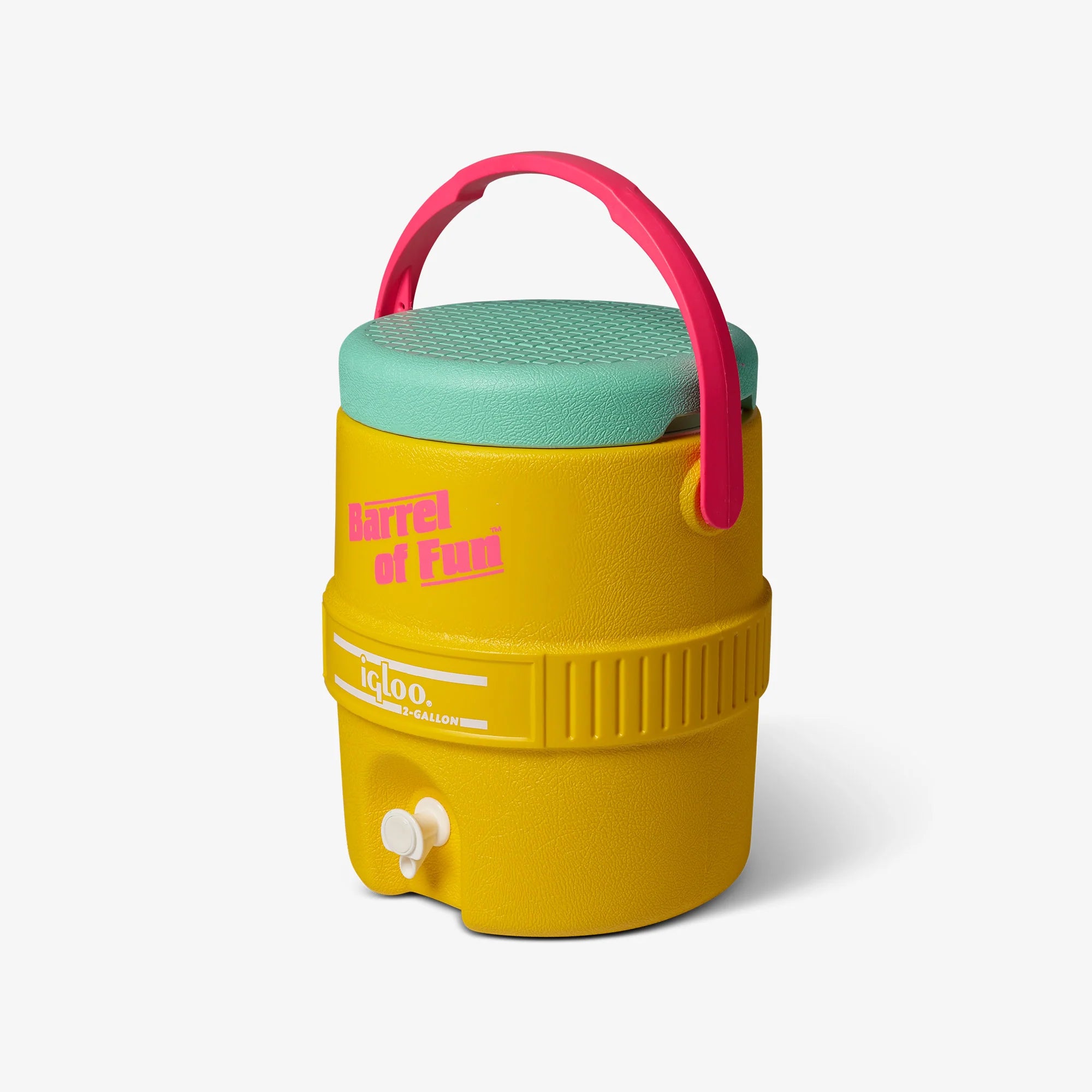 Igloo Insulated Cooler Durable Cooler Retro Barrel of Fun 2 Gallon Jug - Image 59