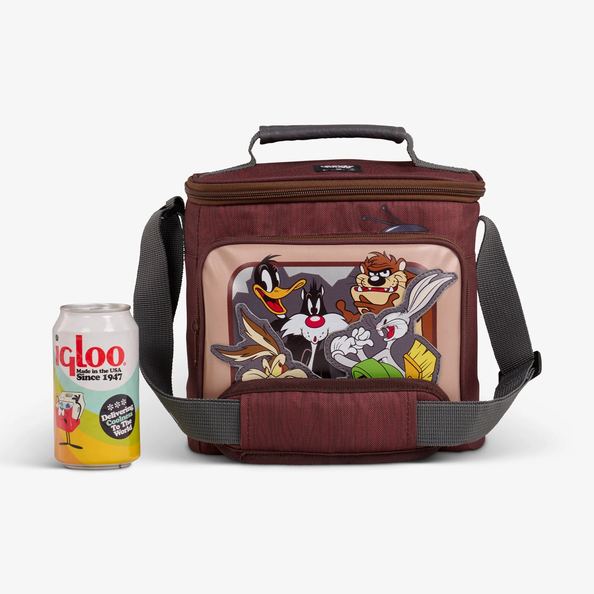 Igloo Portable Cooler Durable Cooler Looney Tunes? TV Square Lunch Cooler Bag - Image 5