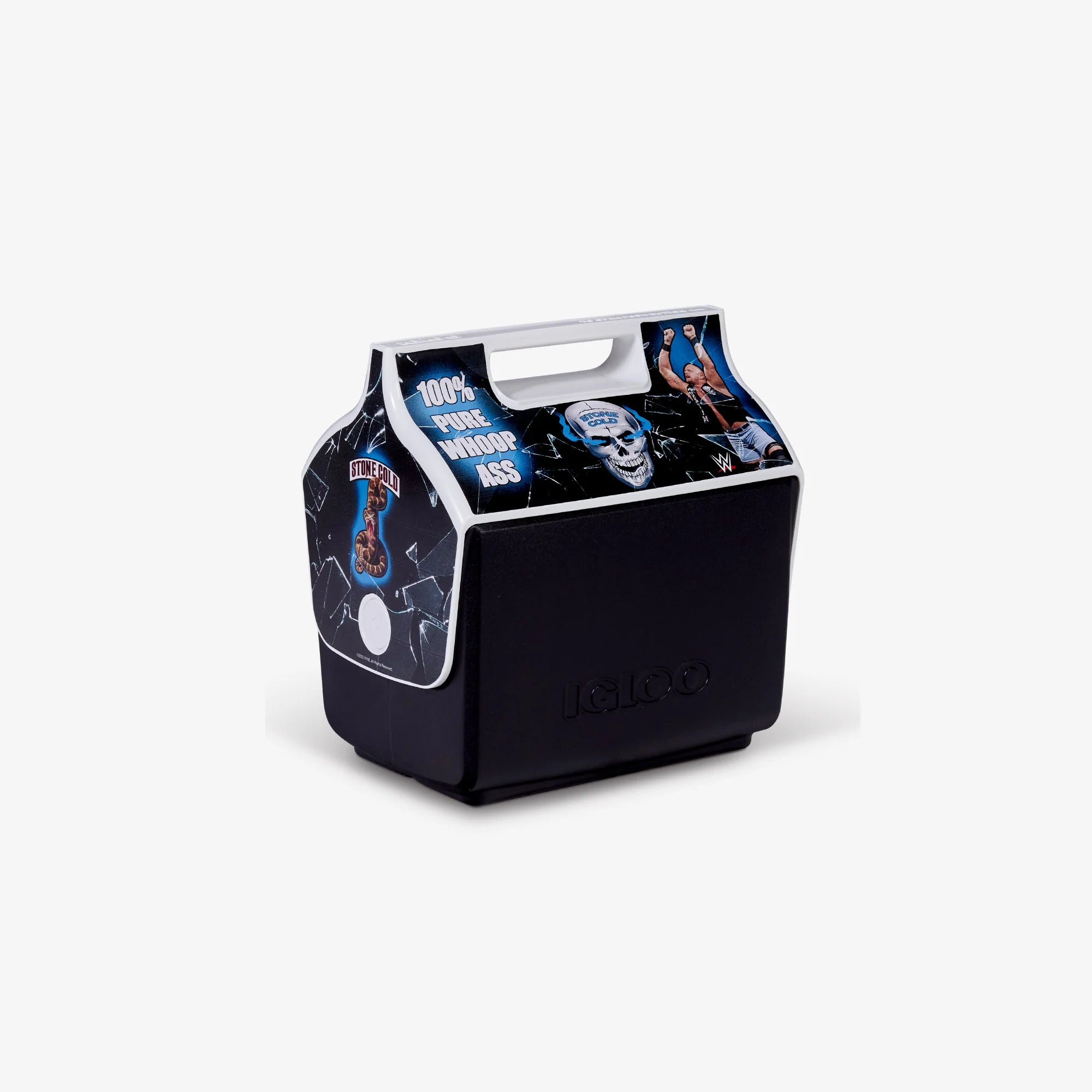 Igloo Personal Cooler Insulated Cooler Durable Cooler WWE Flip'n'SipStone ColdFlip'n'Sip Steve Austin Little Playmate 7 Qt Cooler - Image 4