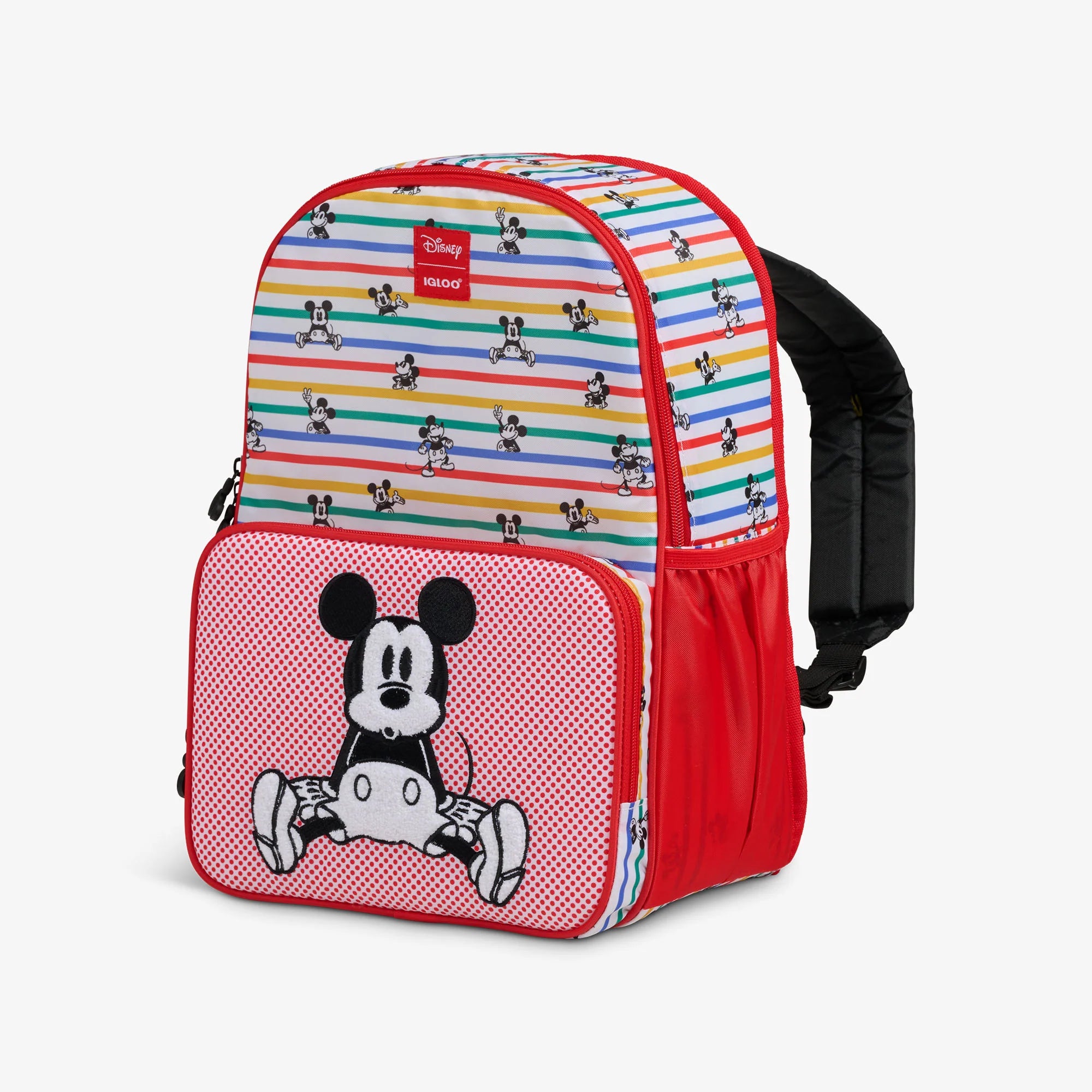 Igloo Insulated Cooler Collectible Gift for Fans Cooler Disney Mickey Mouse Stripe 24-Can Backpack - Image 2