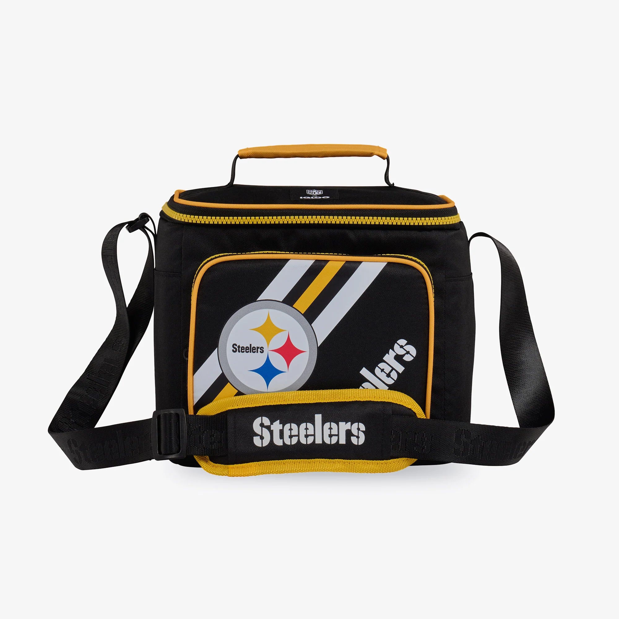 Igloo Portable Cooler Durable Cooler Pittsburgh Steelers Square Lunch Cooler Bag