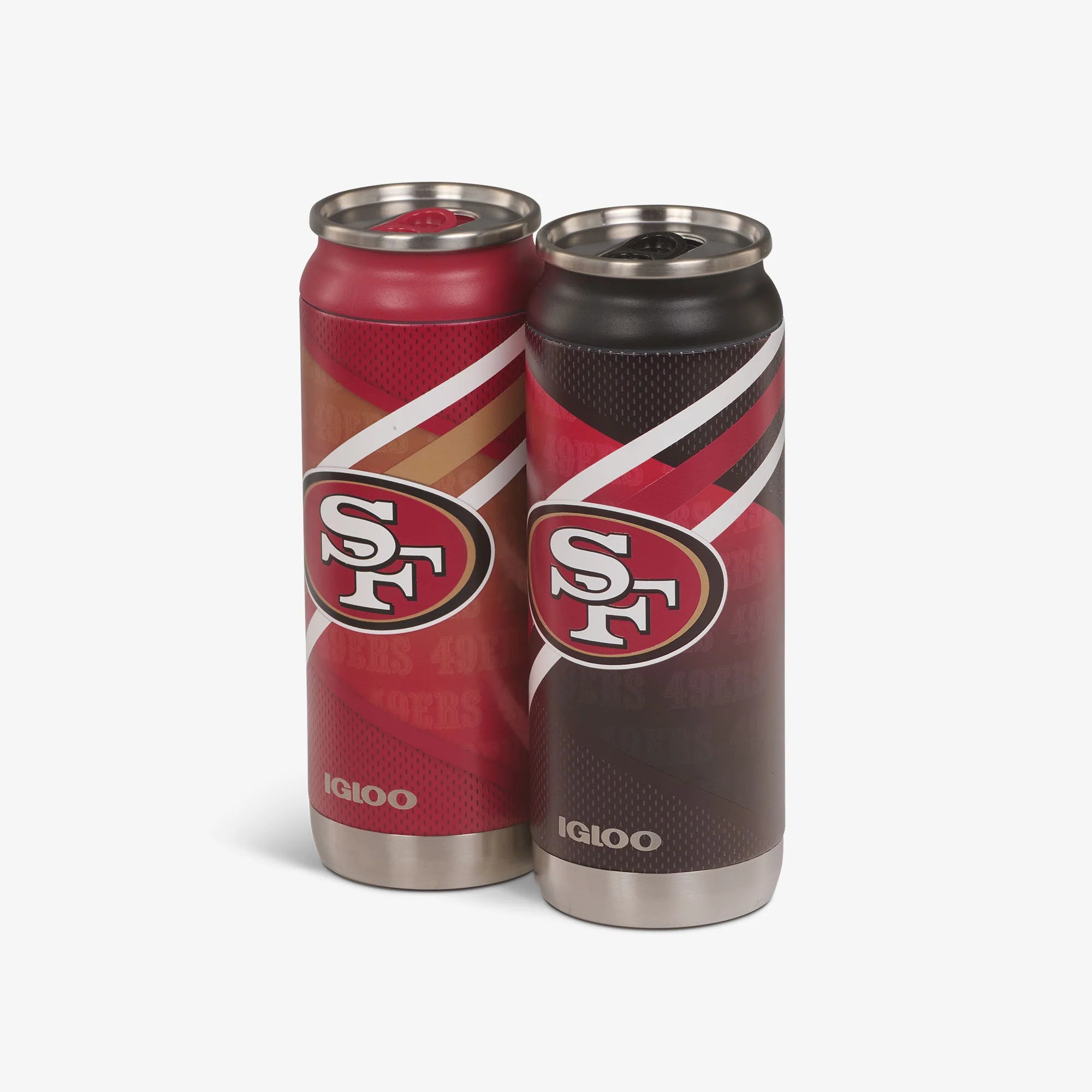 Igloo Insulated Cooler Durable Cooler San Francisco 49ers Home & Away 16 Oz Can 2-Pack - Image 2
